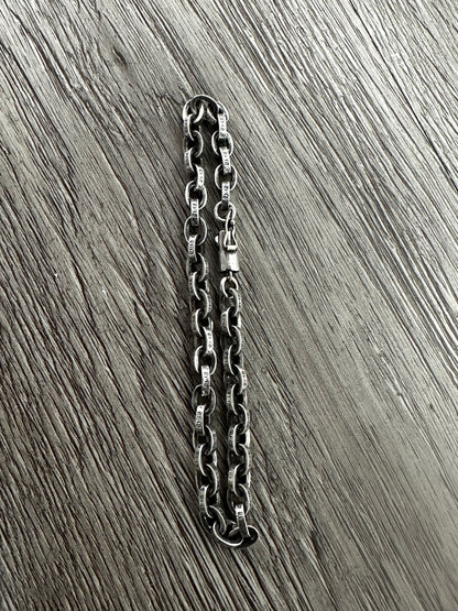 Chrome Hearts Paper Chain Bracelet Used OS N/A