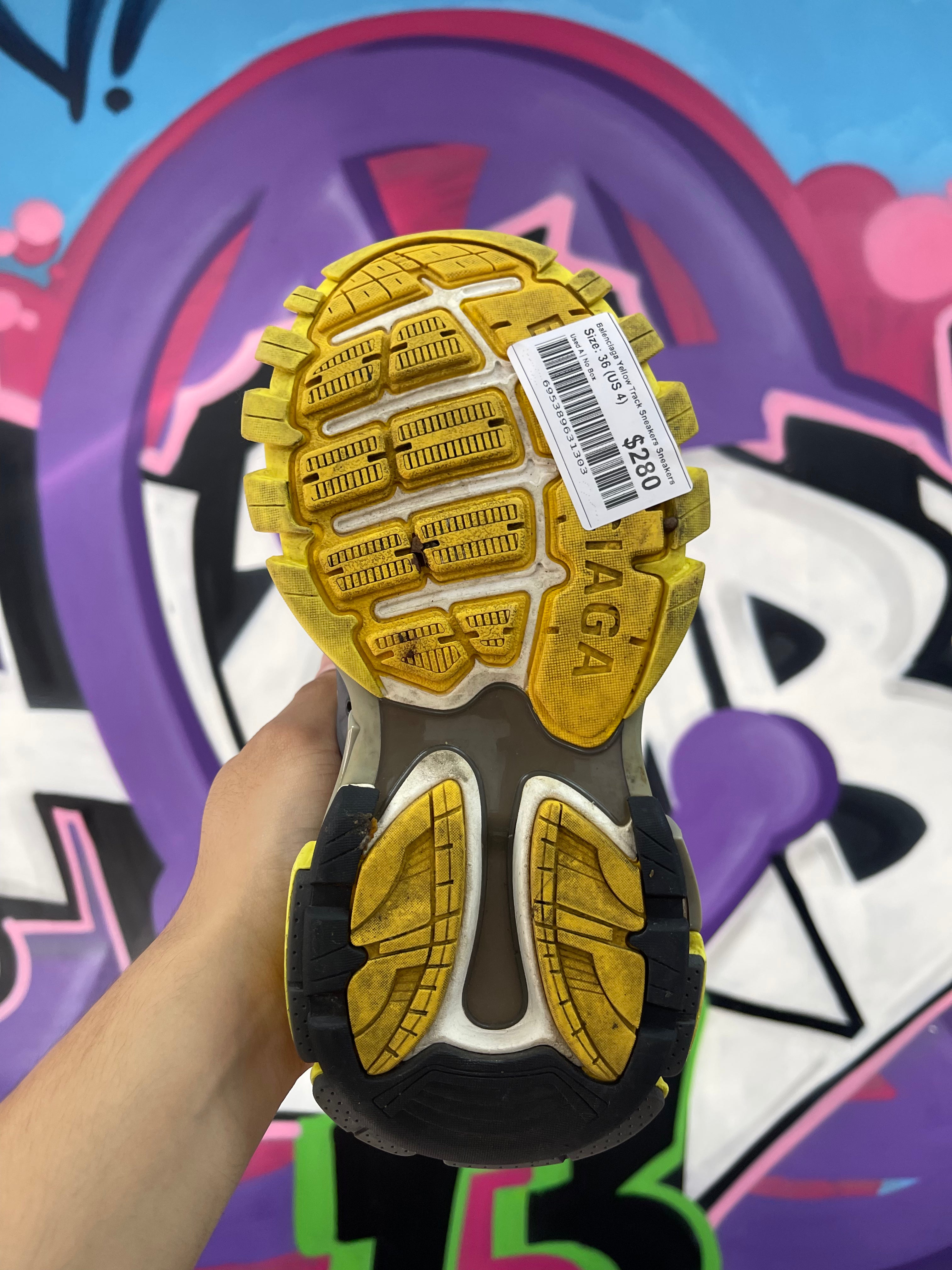 Balenciaga Yellow Track Sneakers Sneakers