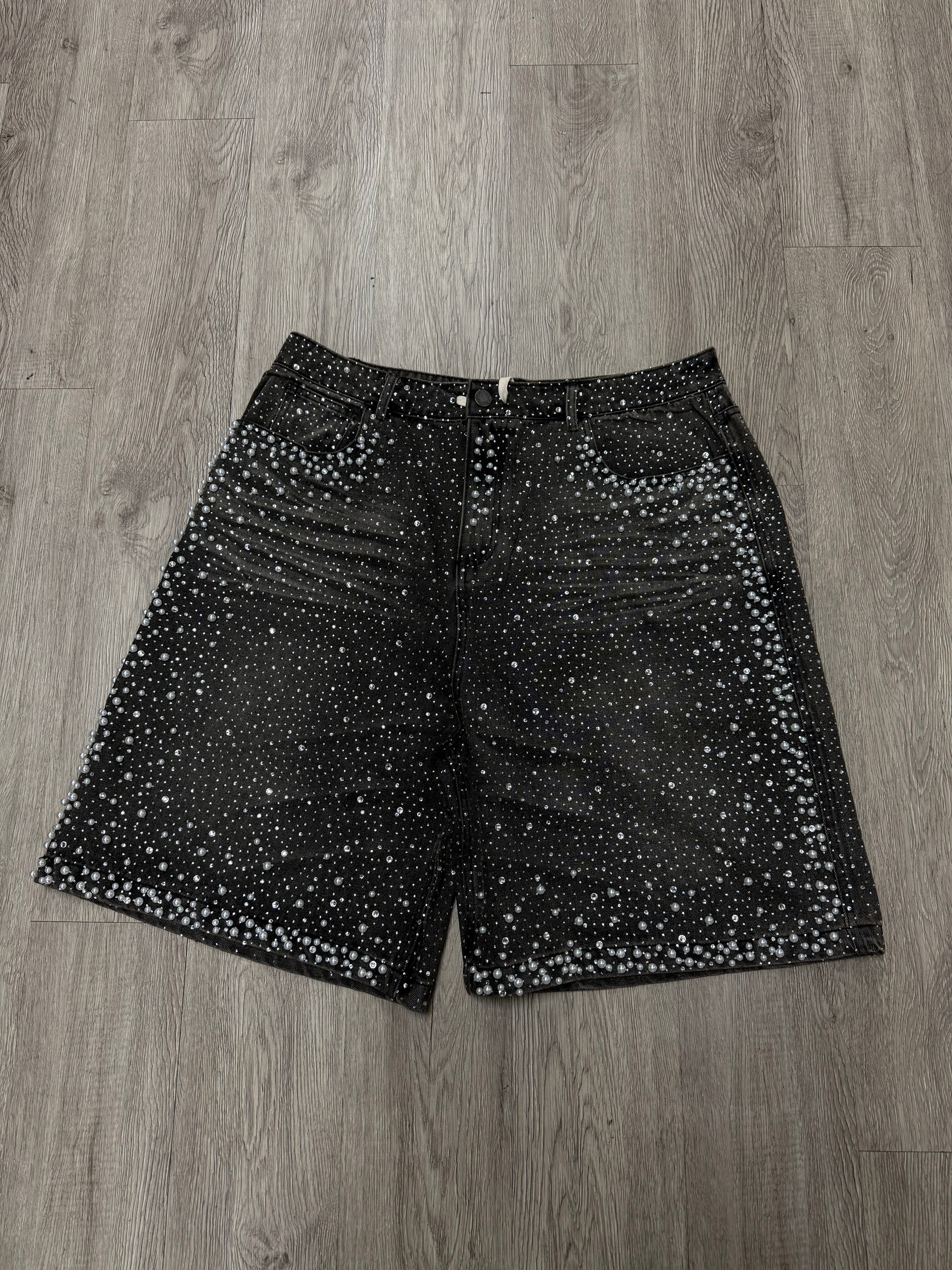 VALE Black Rainstorm Jorts