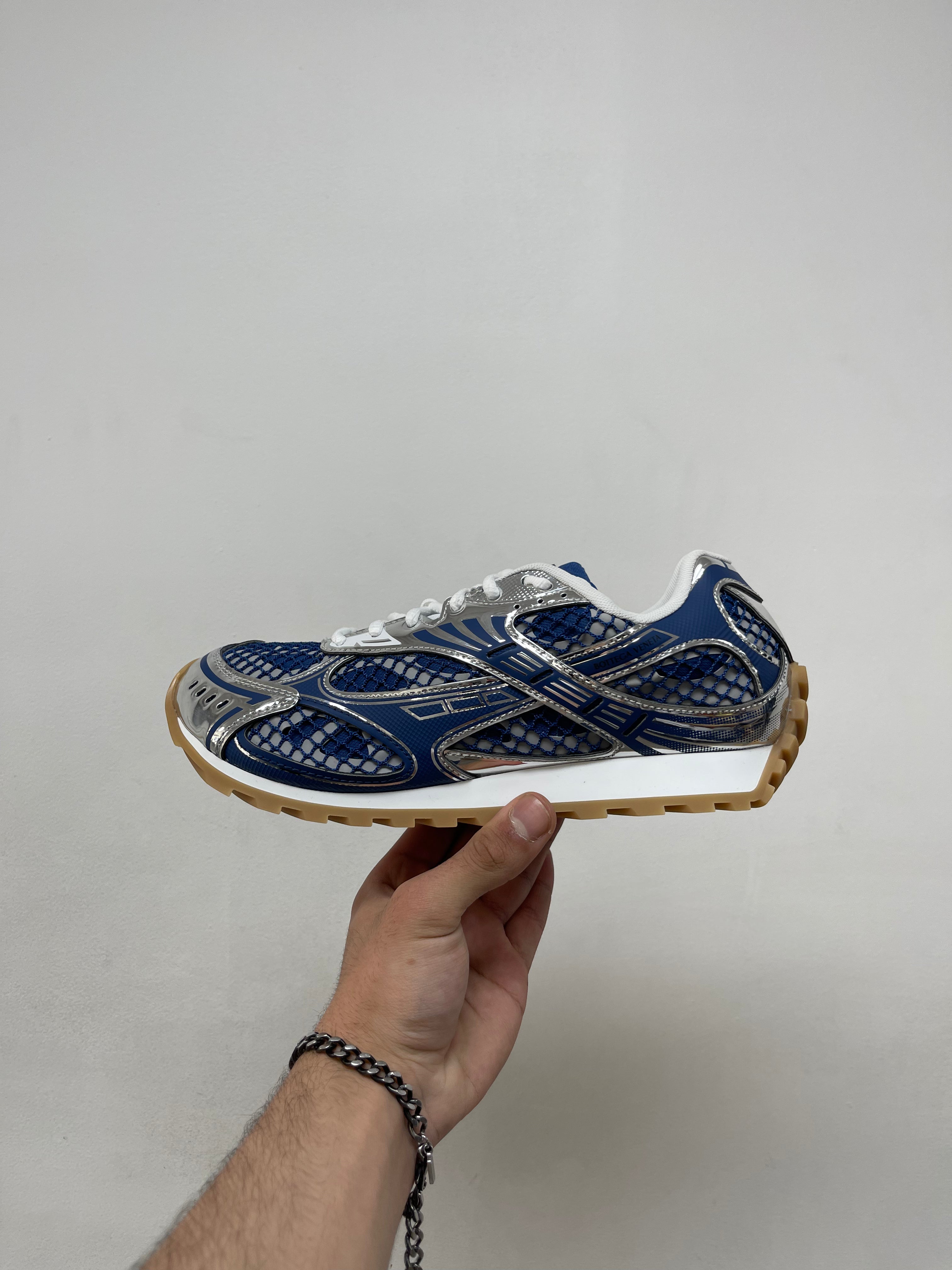 Bottega Veneta Blue Venezia Orbit Sneakers