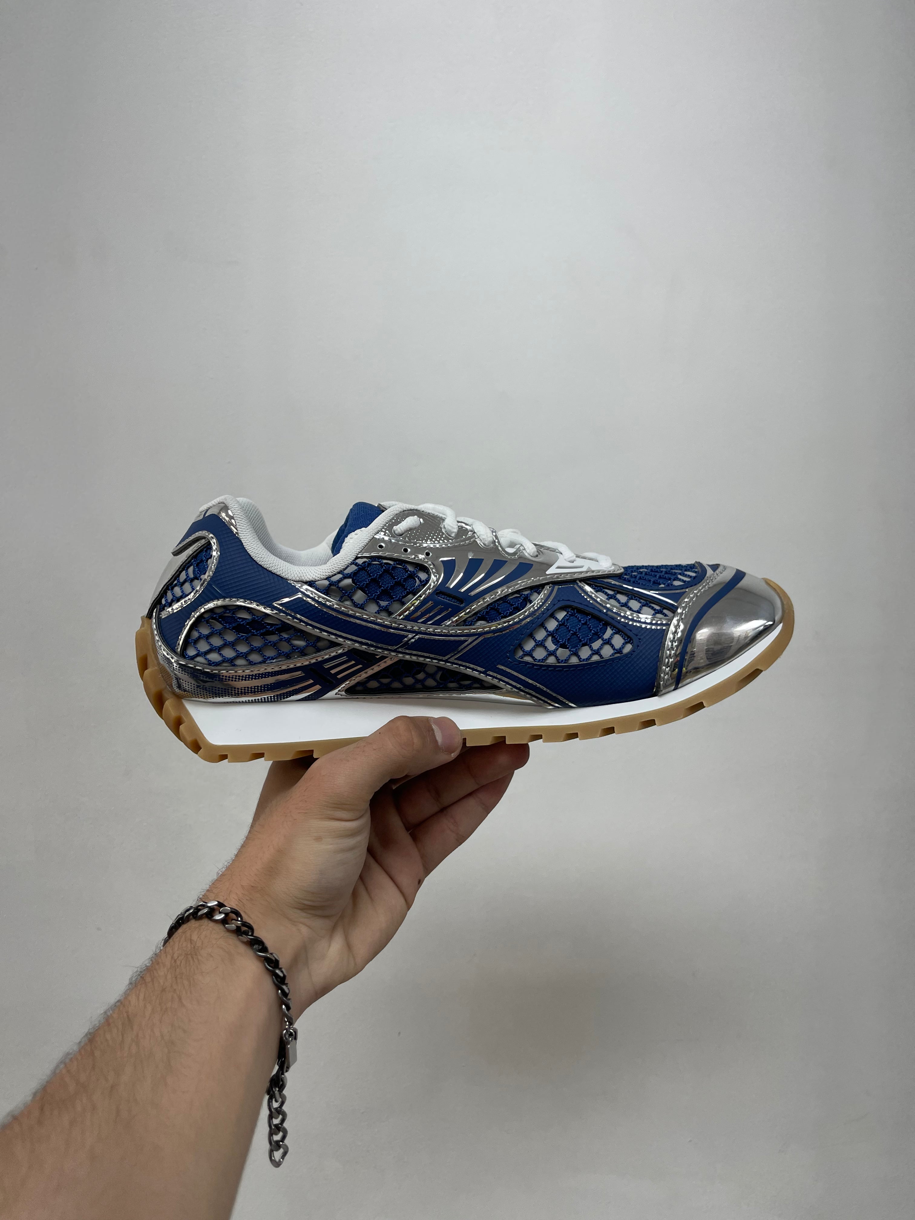 Bottega Veneta Blue Venezia Orbit Sneakers