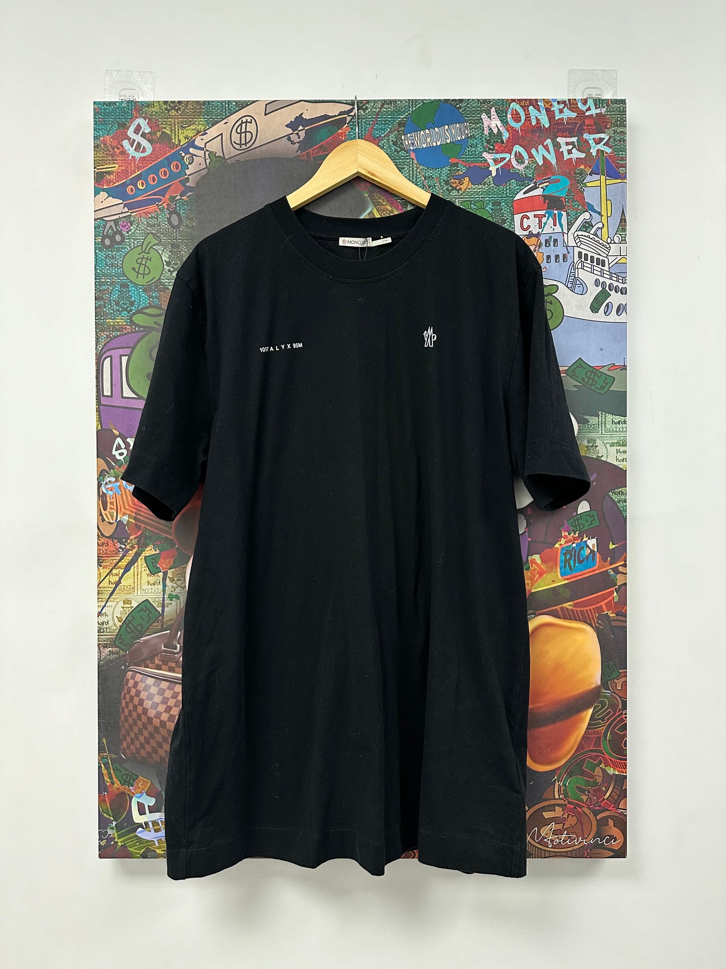 Moncler Alyx Tee Black  Used XXL