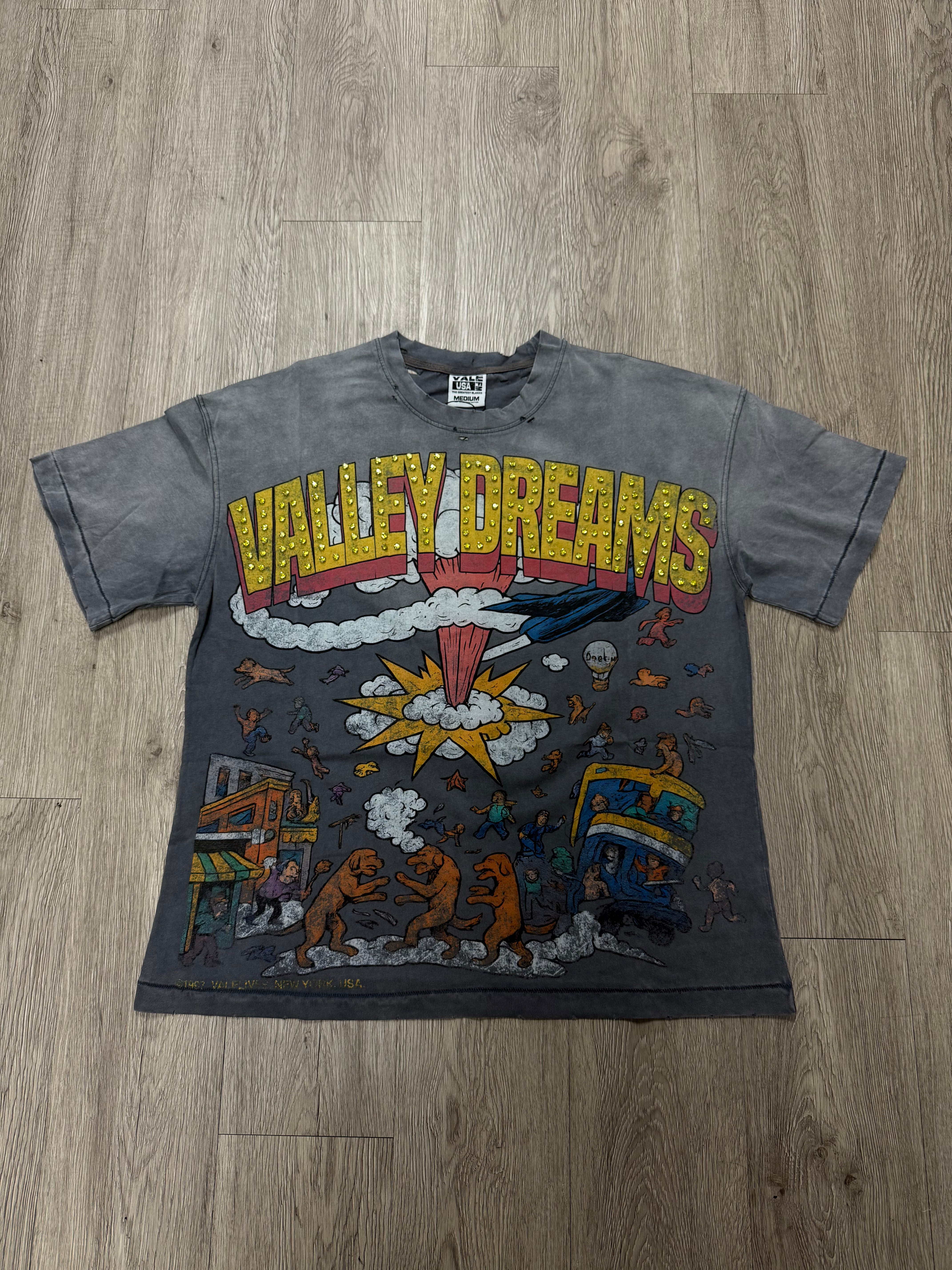VALE Faded Chaos Bling Tee