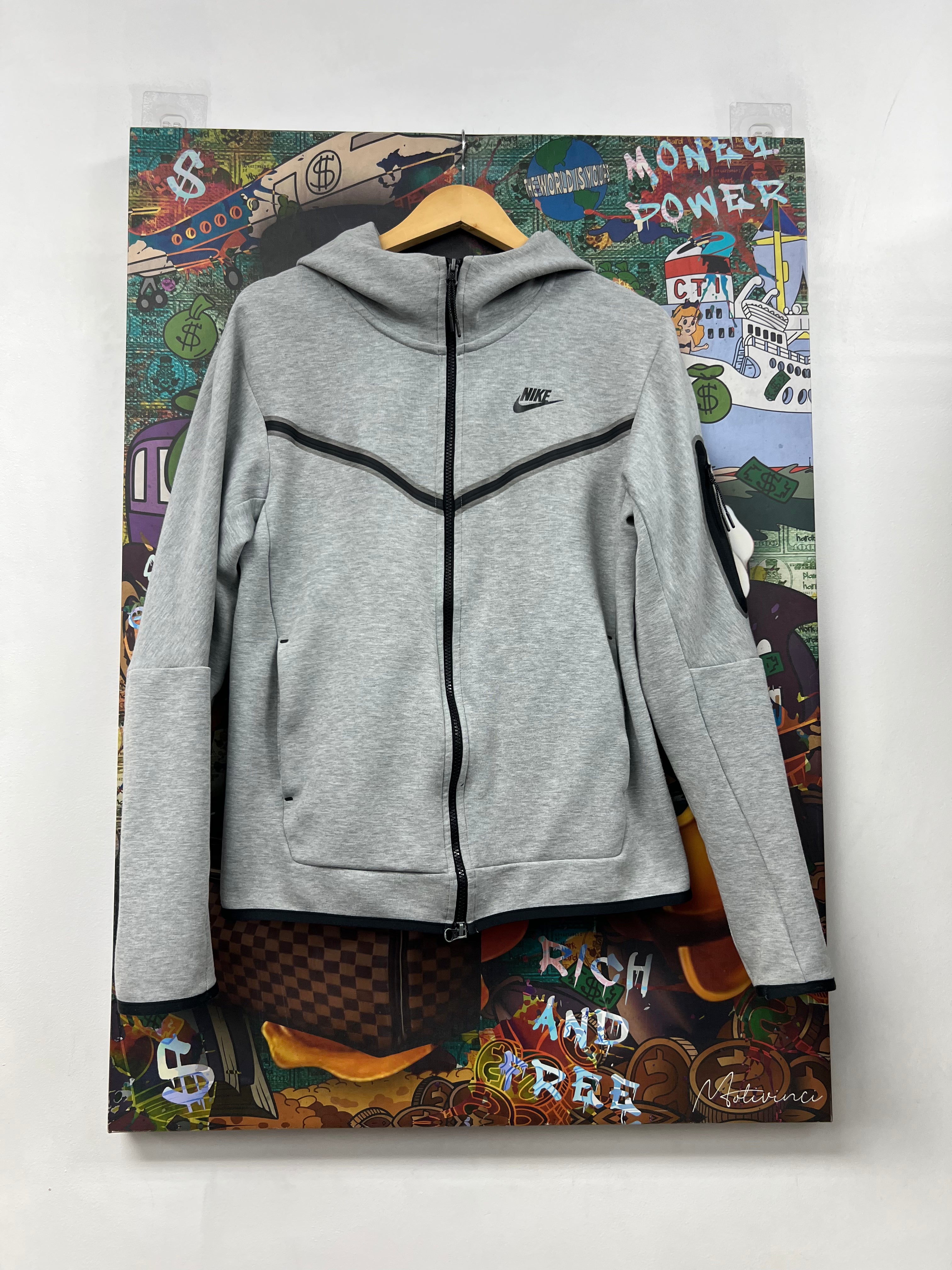 Nike Grey Tech Zip Up
