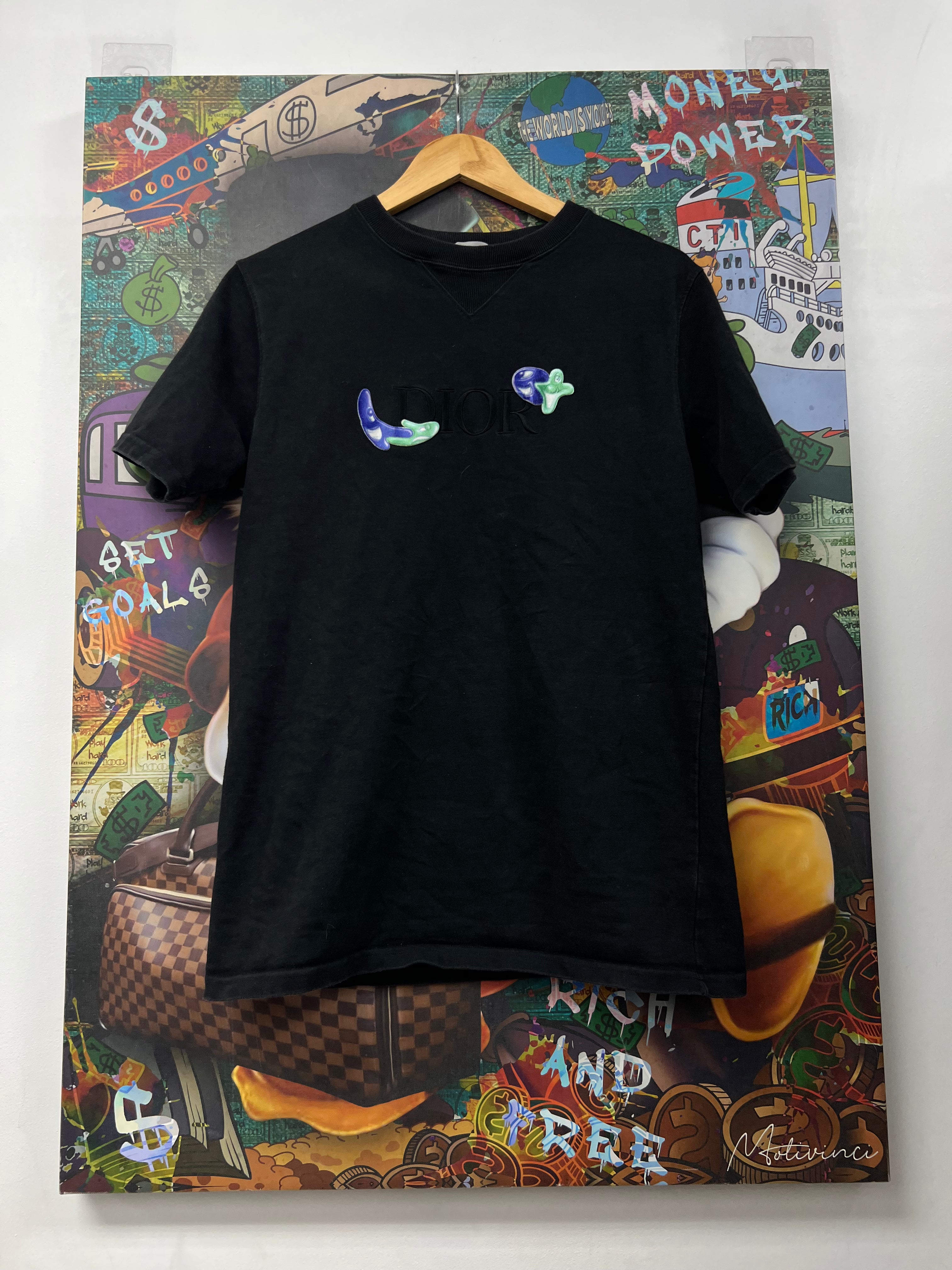 Dior Black Eggplant Tee