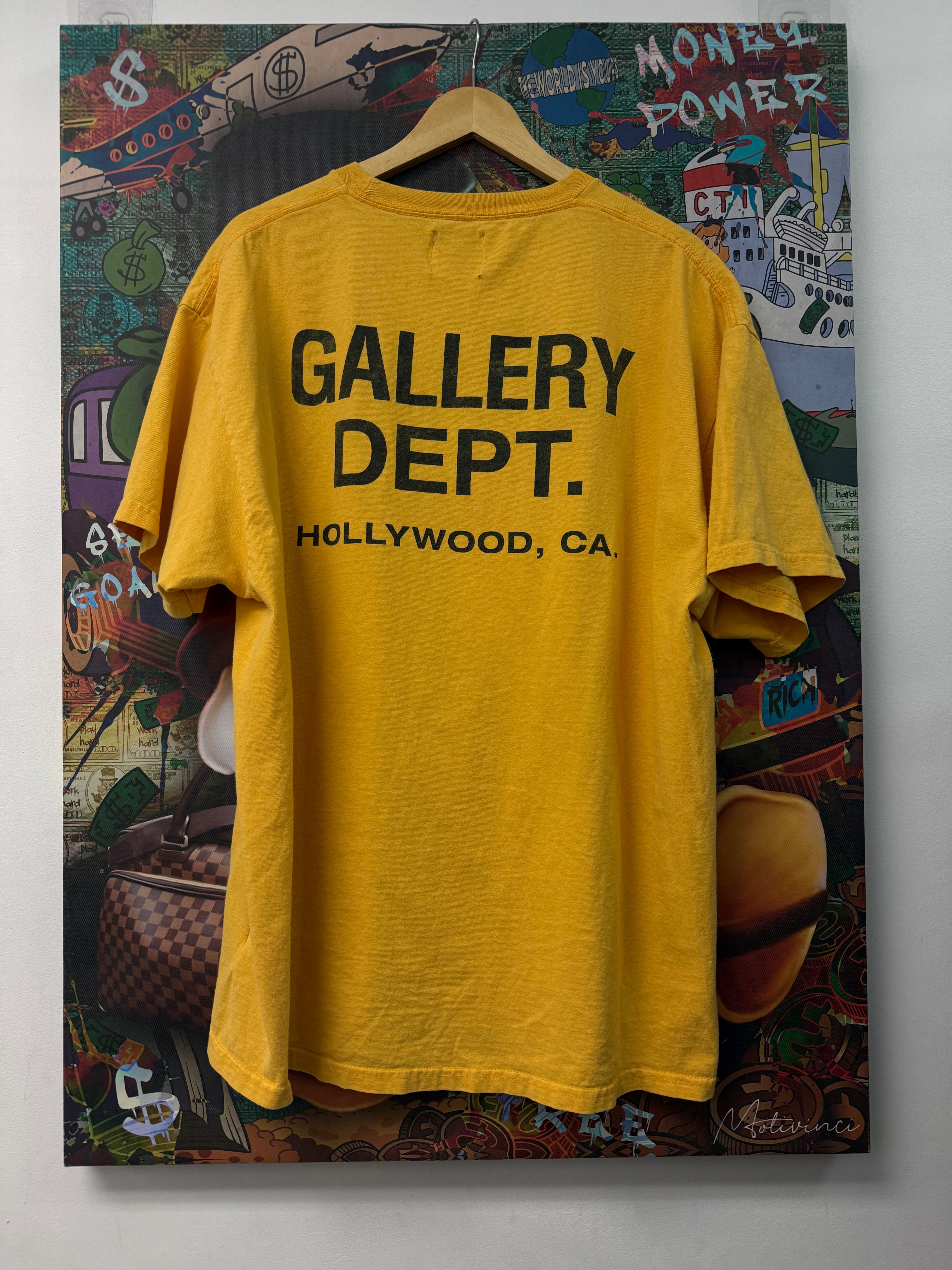 Gallery Yellow Black Souvenir Tee