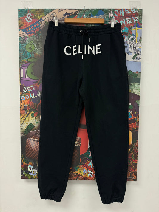 Celine Spellout Sweats Black White New XL With Tags