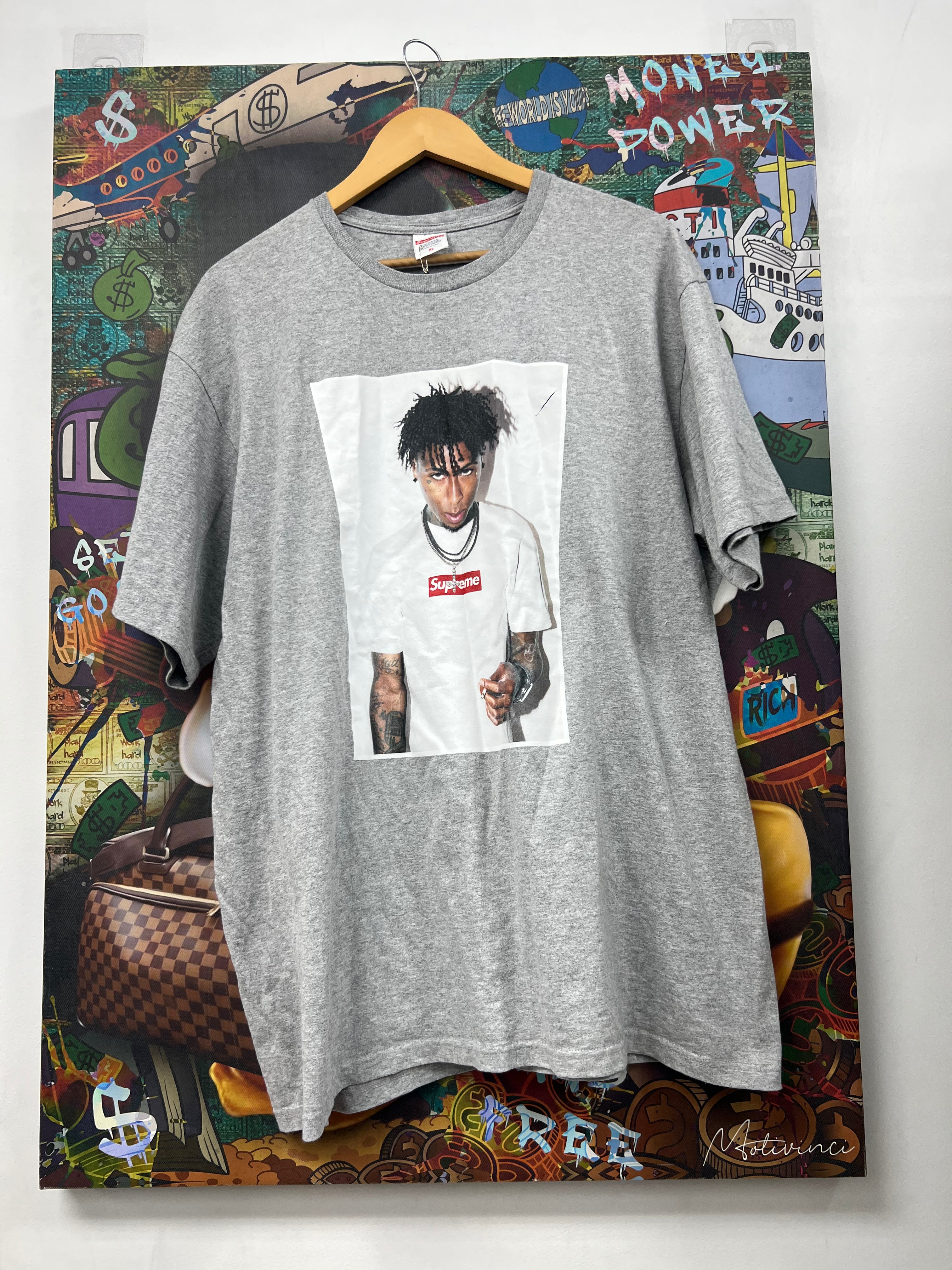 Supreme Grey NBA Young Boy Tee