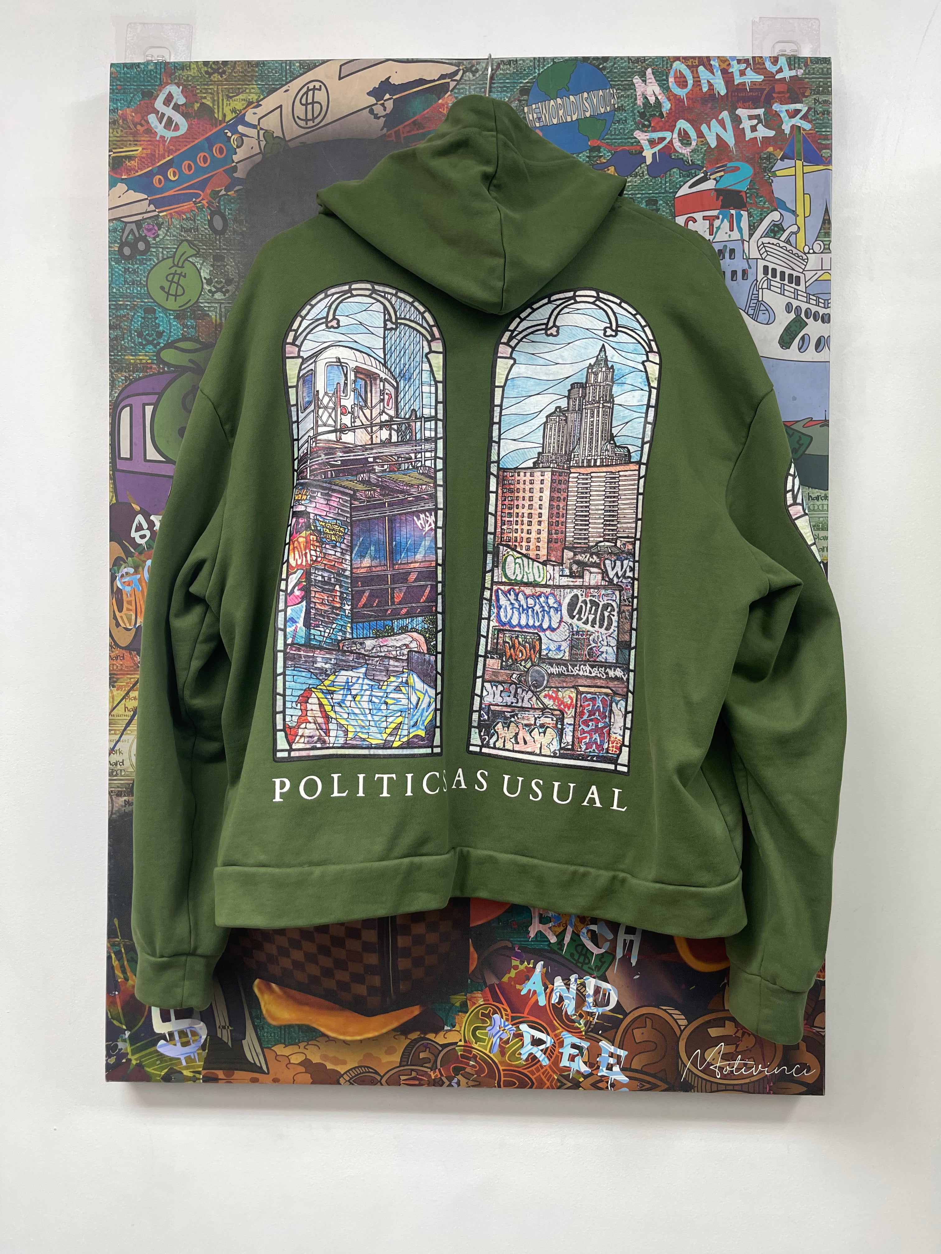 Who Decides War Green Politics As Usual Hoodie