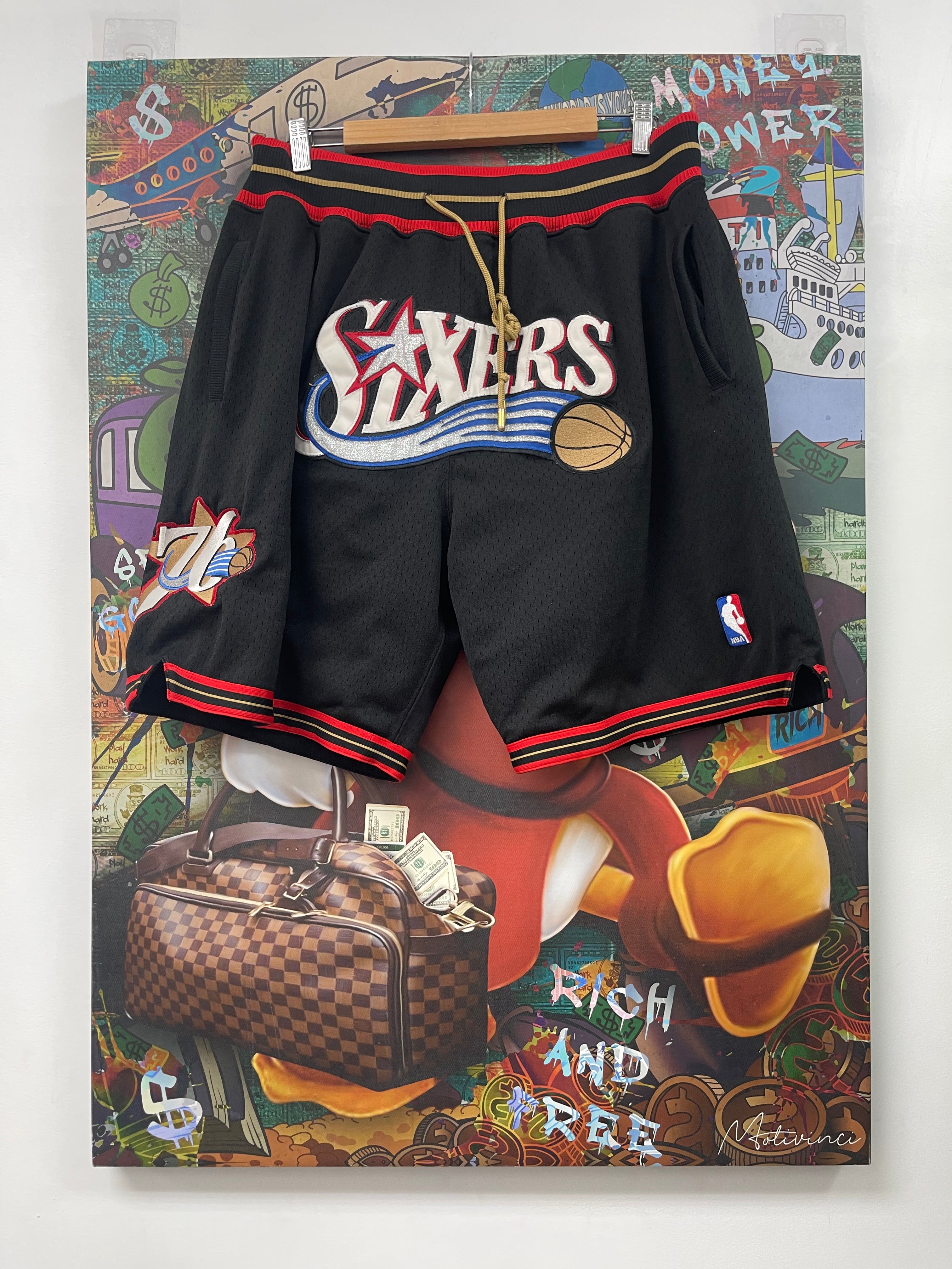 Just Don Philidelphia 76ers Shorts