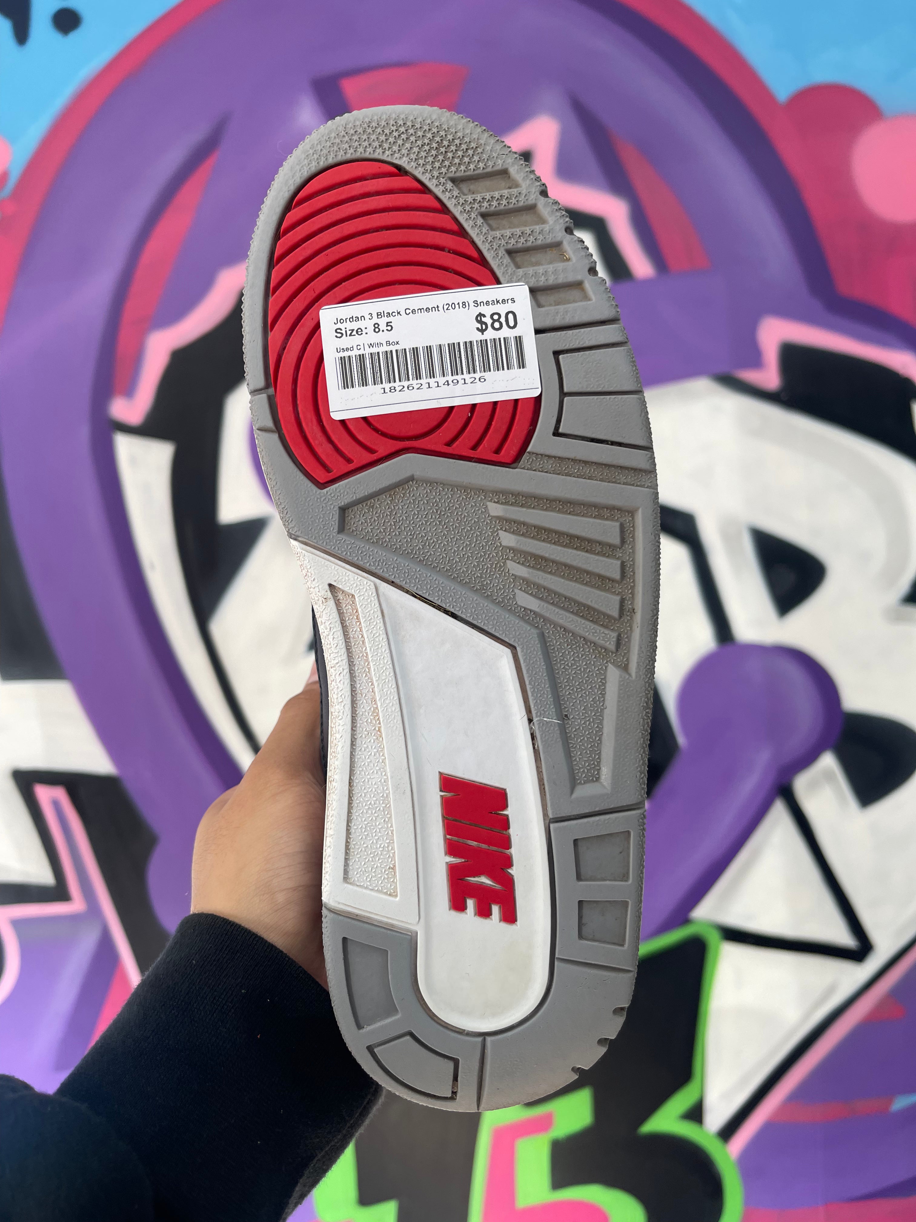 Jordan 3 Black Cement (2018) Sneakers