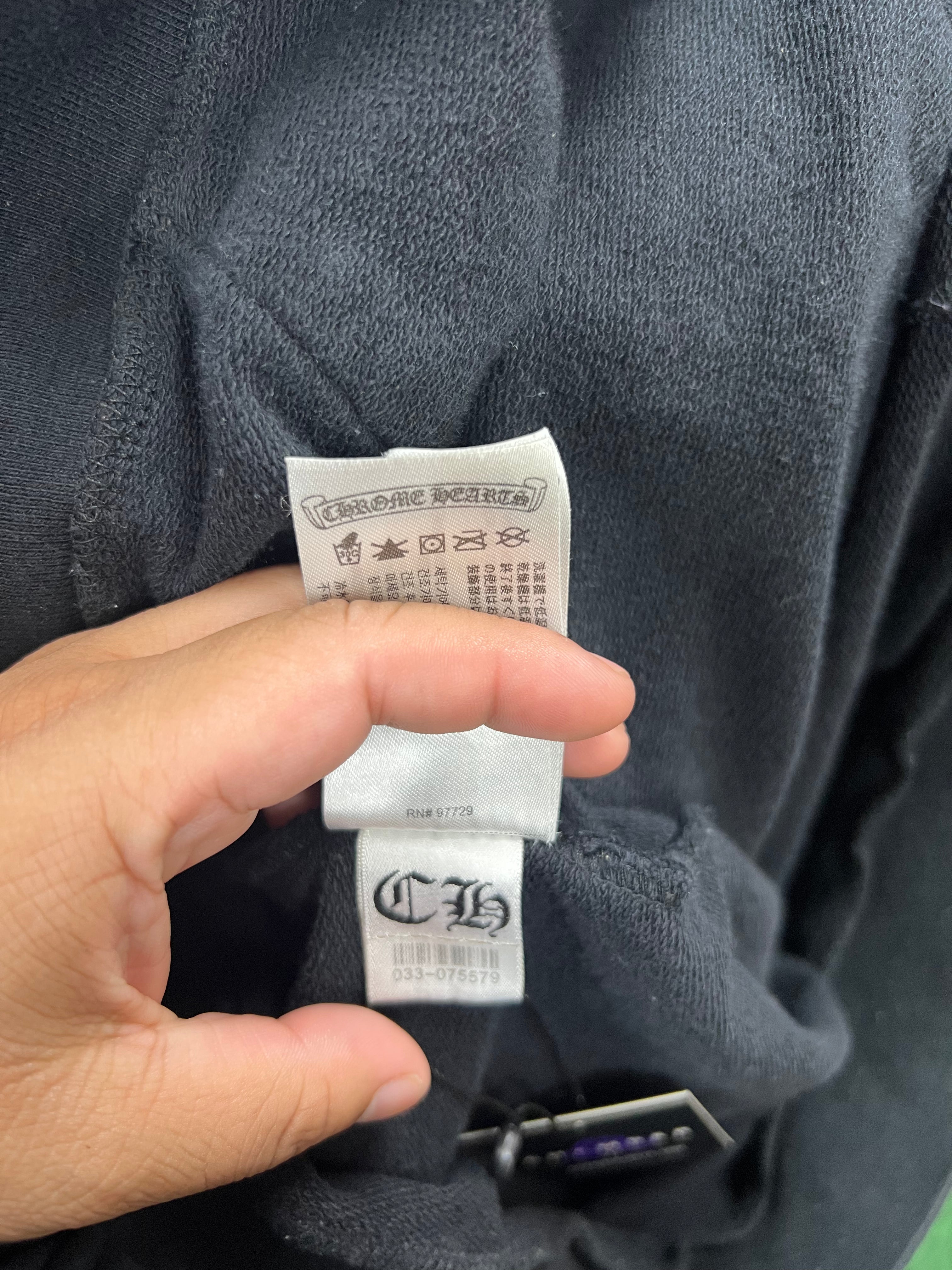 Chrome Hearts Black Monogram Horseshoe Hoodie