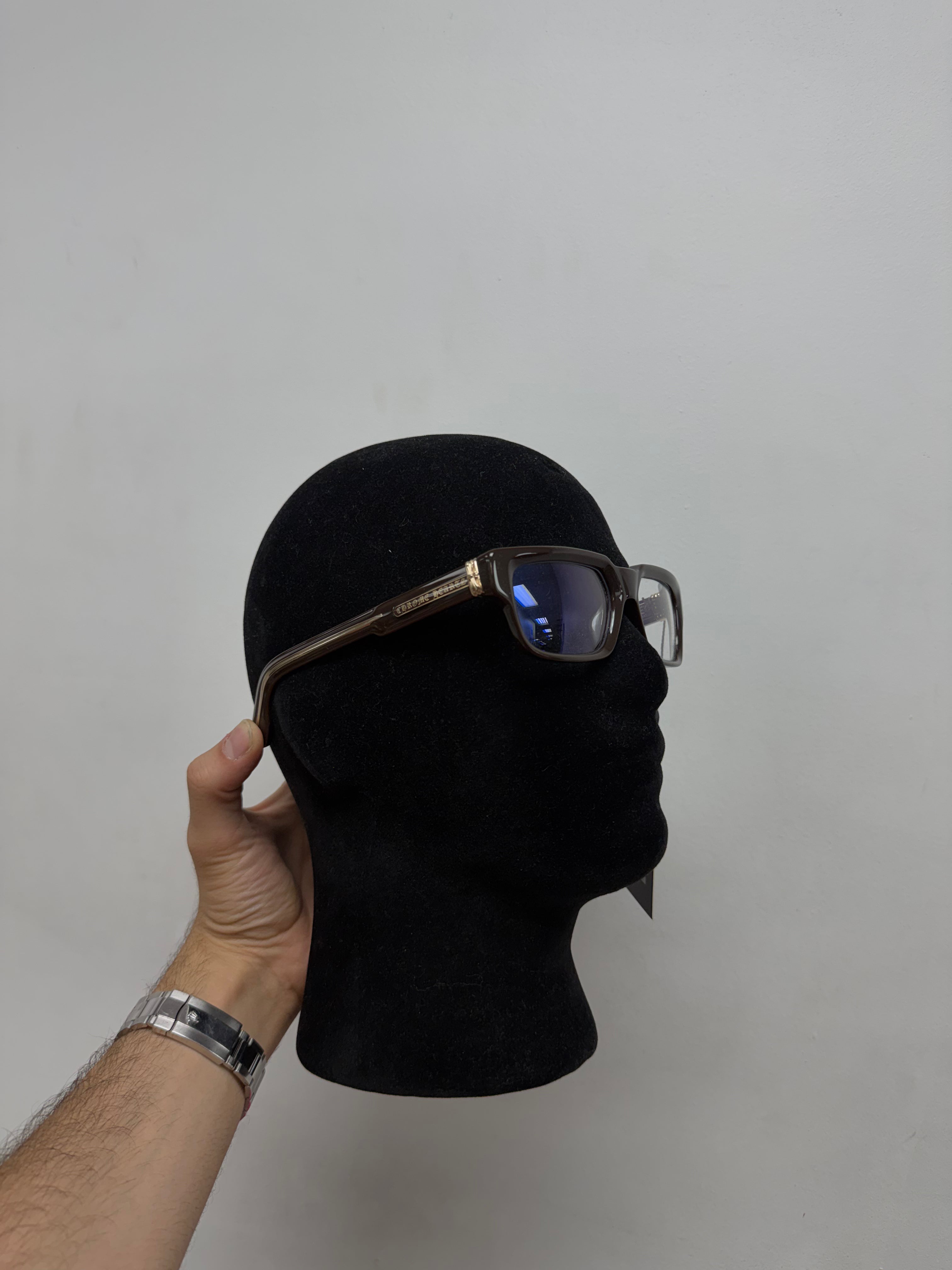 Chrome  Hearts 2 Thick Brown Glasses