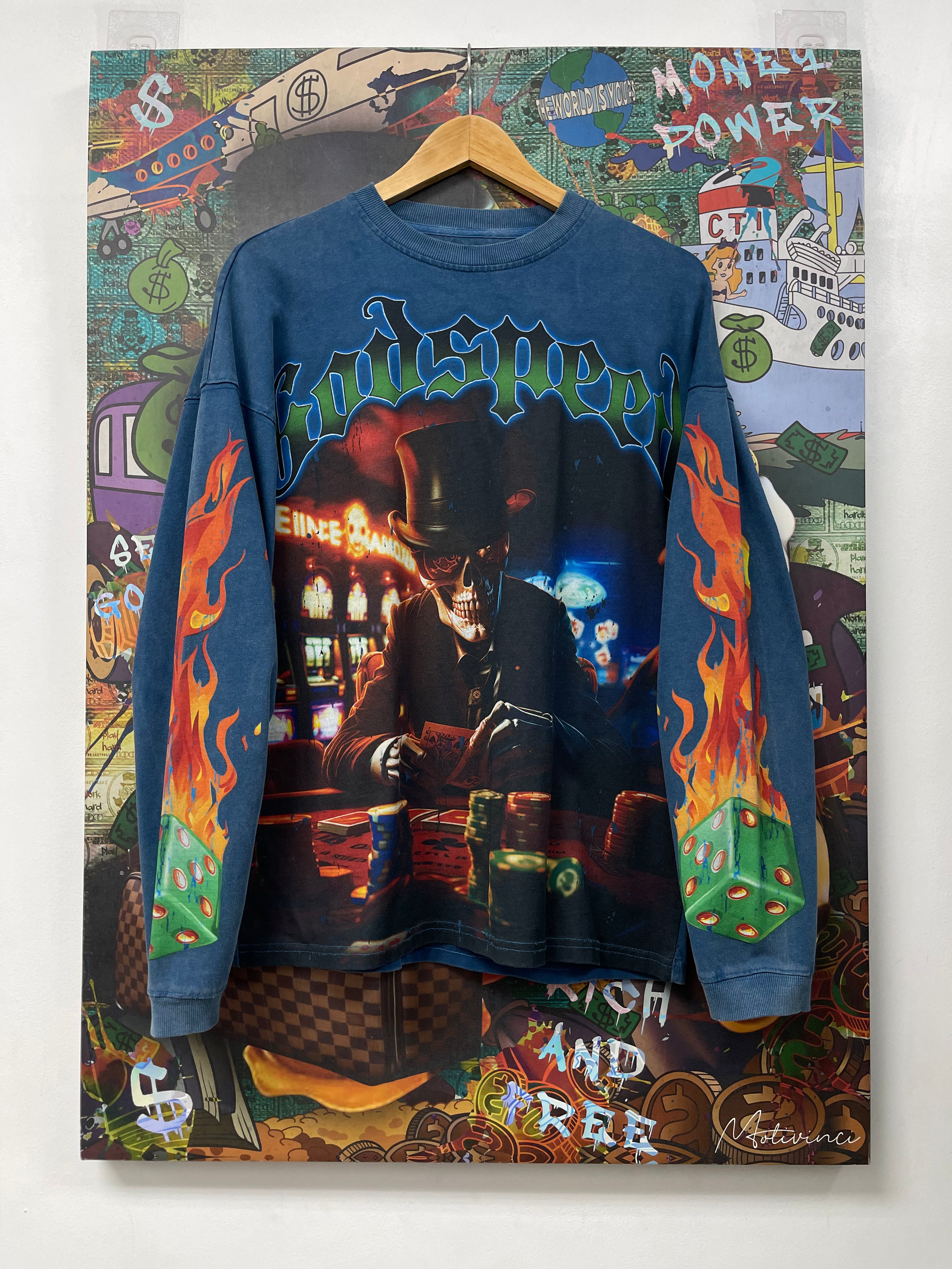 Godspeed Blue Life's A Gamble Long Sleeve