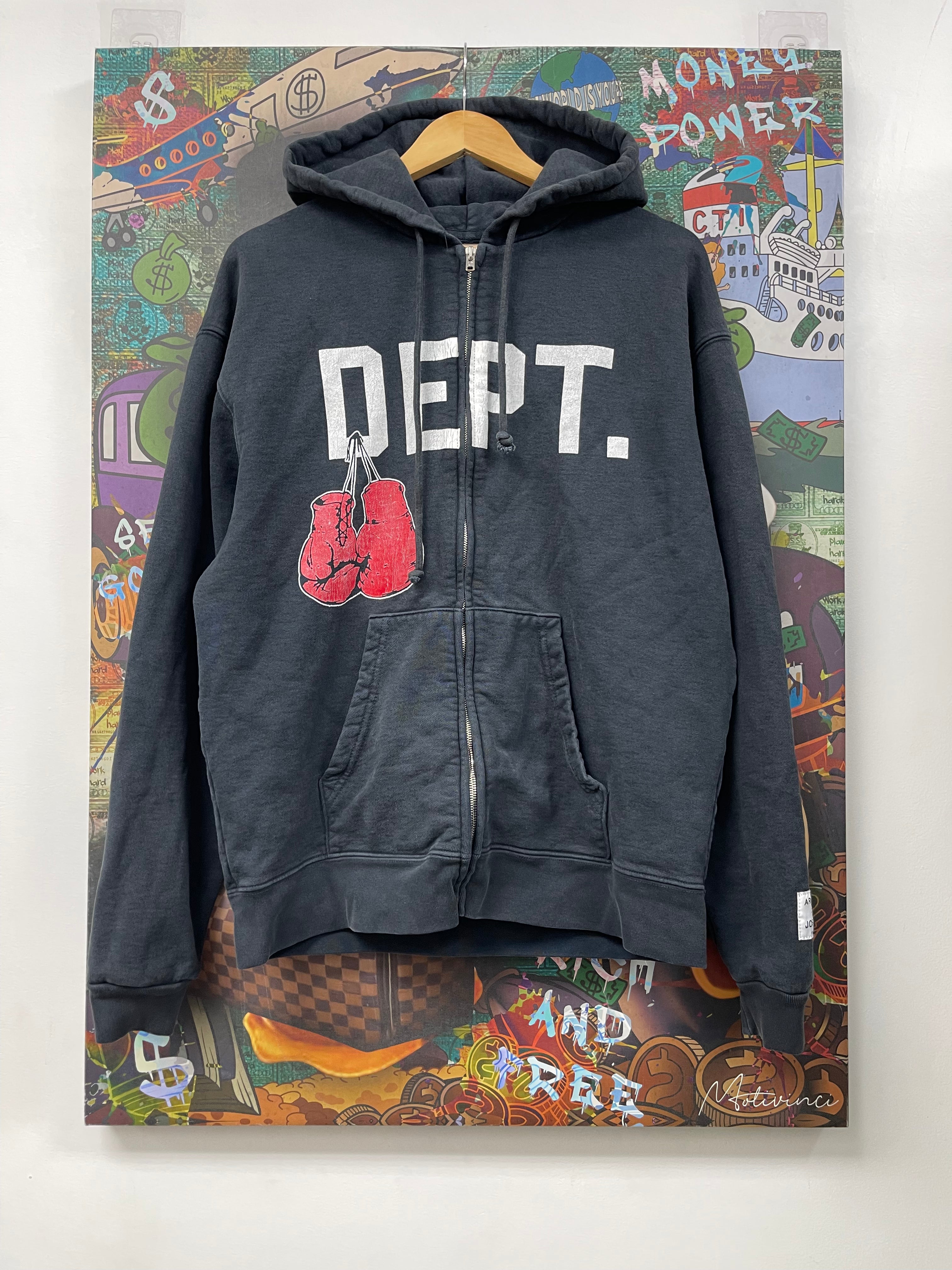Gallery Dept Navy Boxing Zip Up