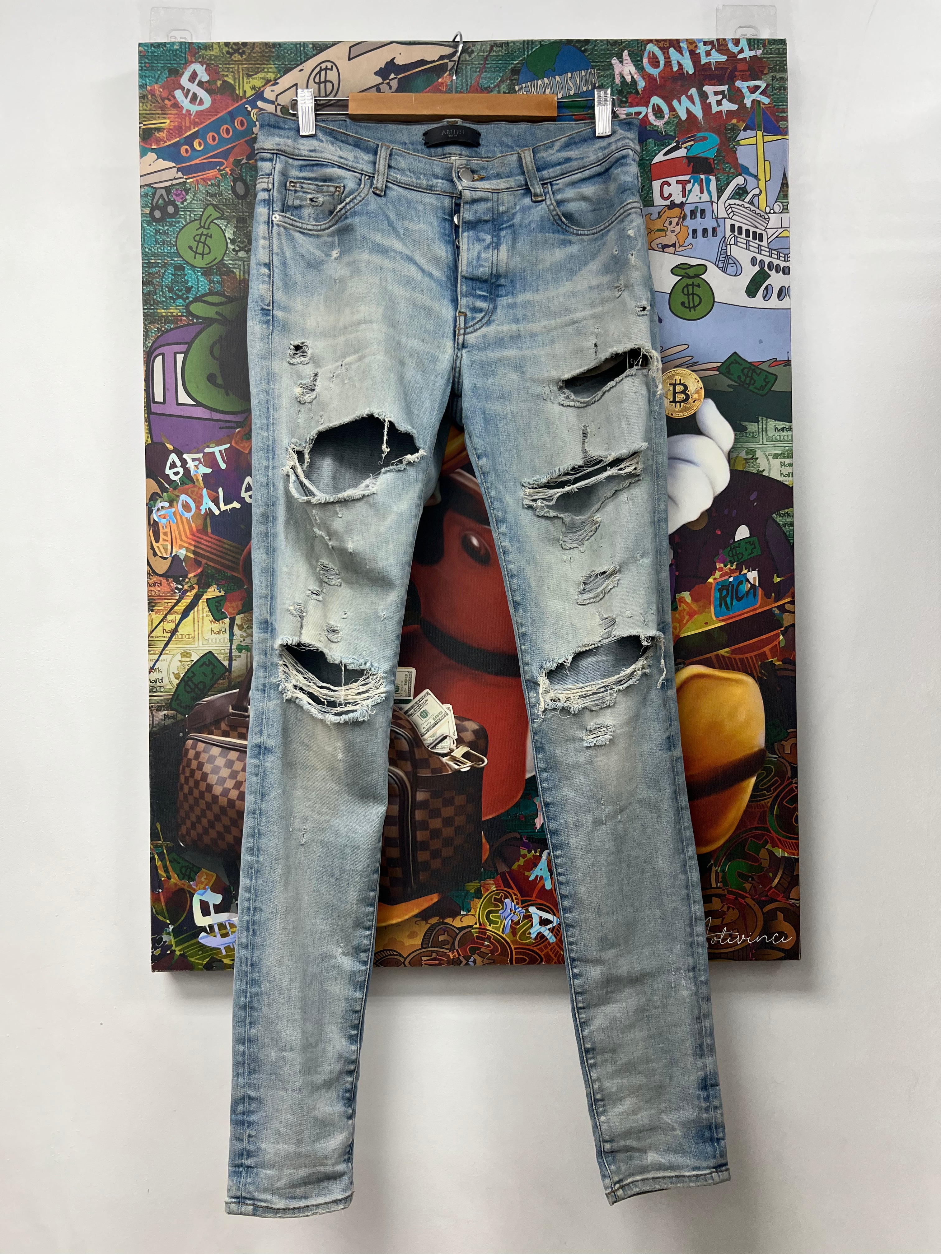 Amiri Light Wash Jeans