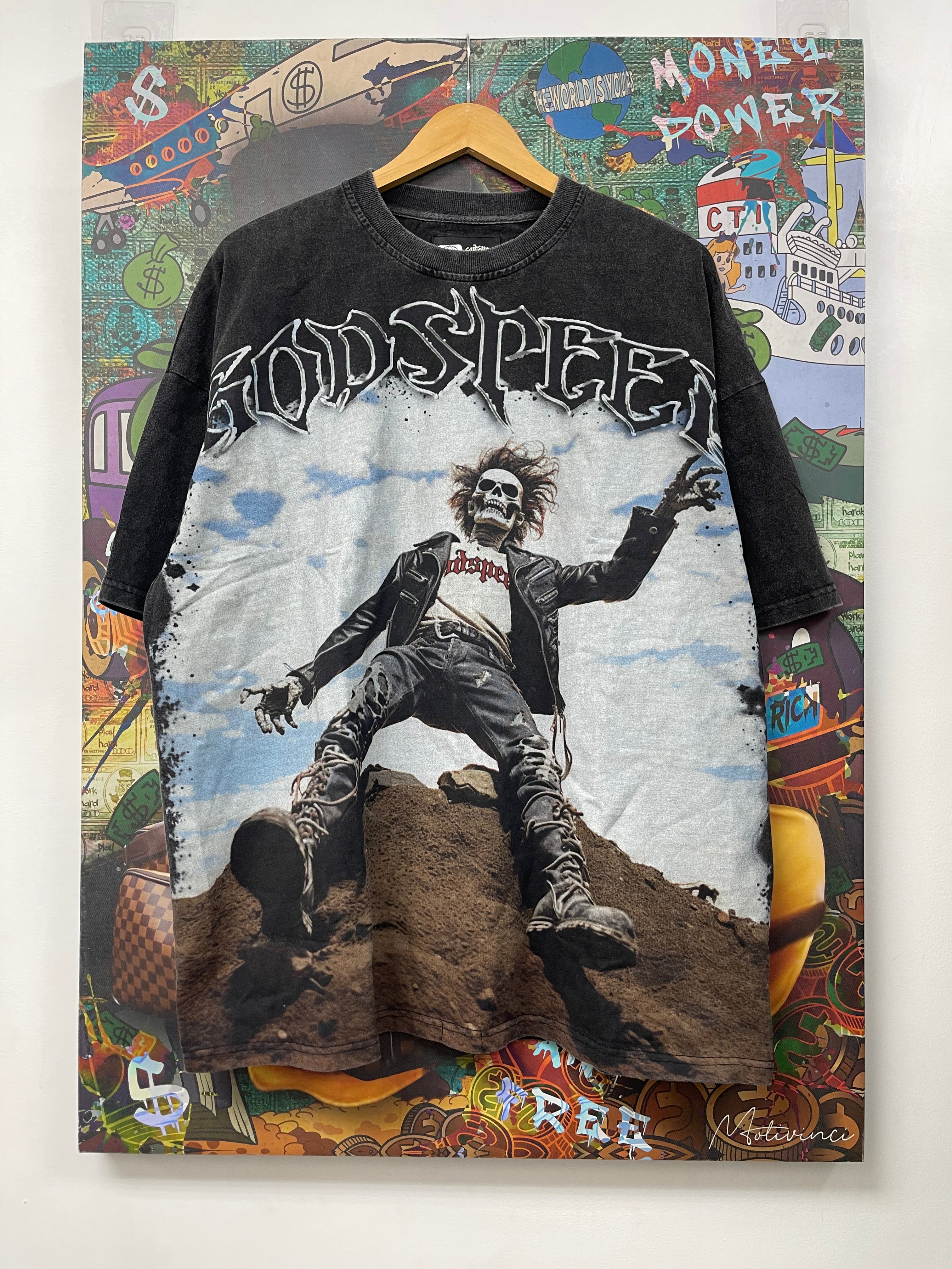 Godspeed Black Wash Rocker Tee