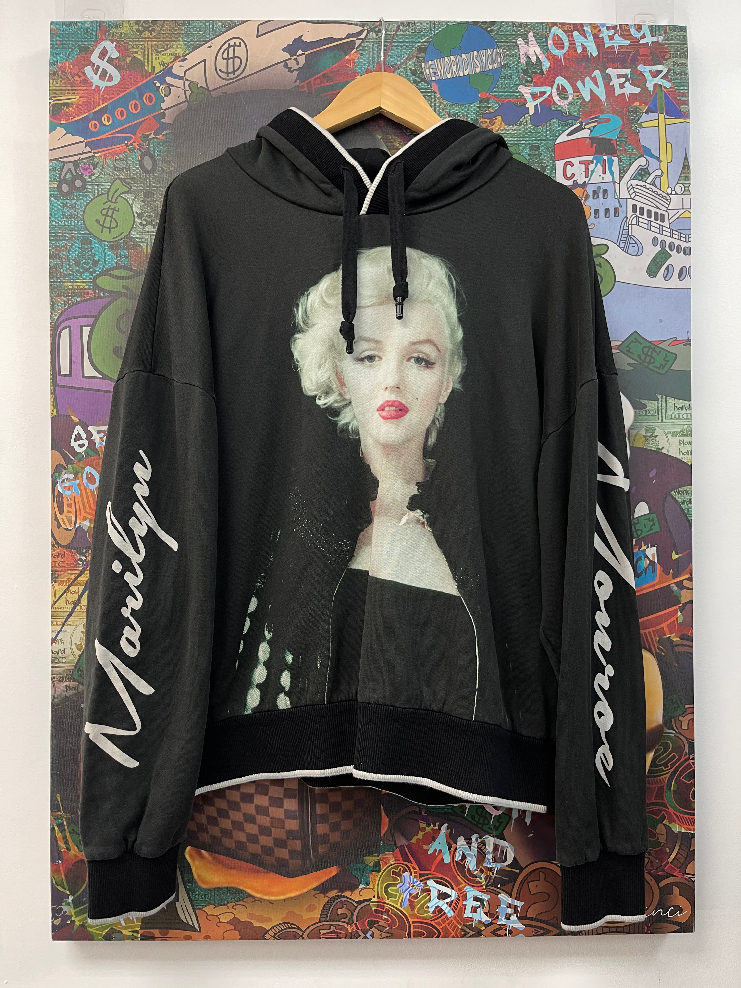 D&G Marlyn Monroe Black Hoodie