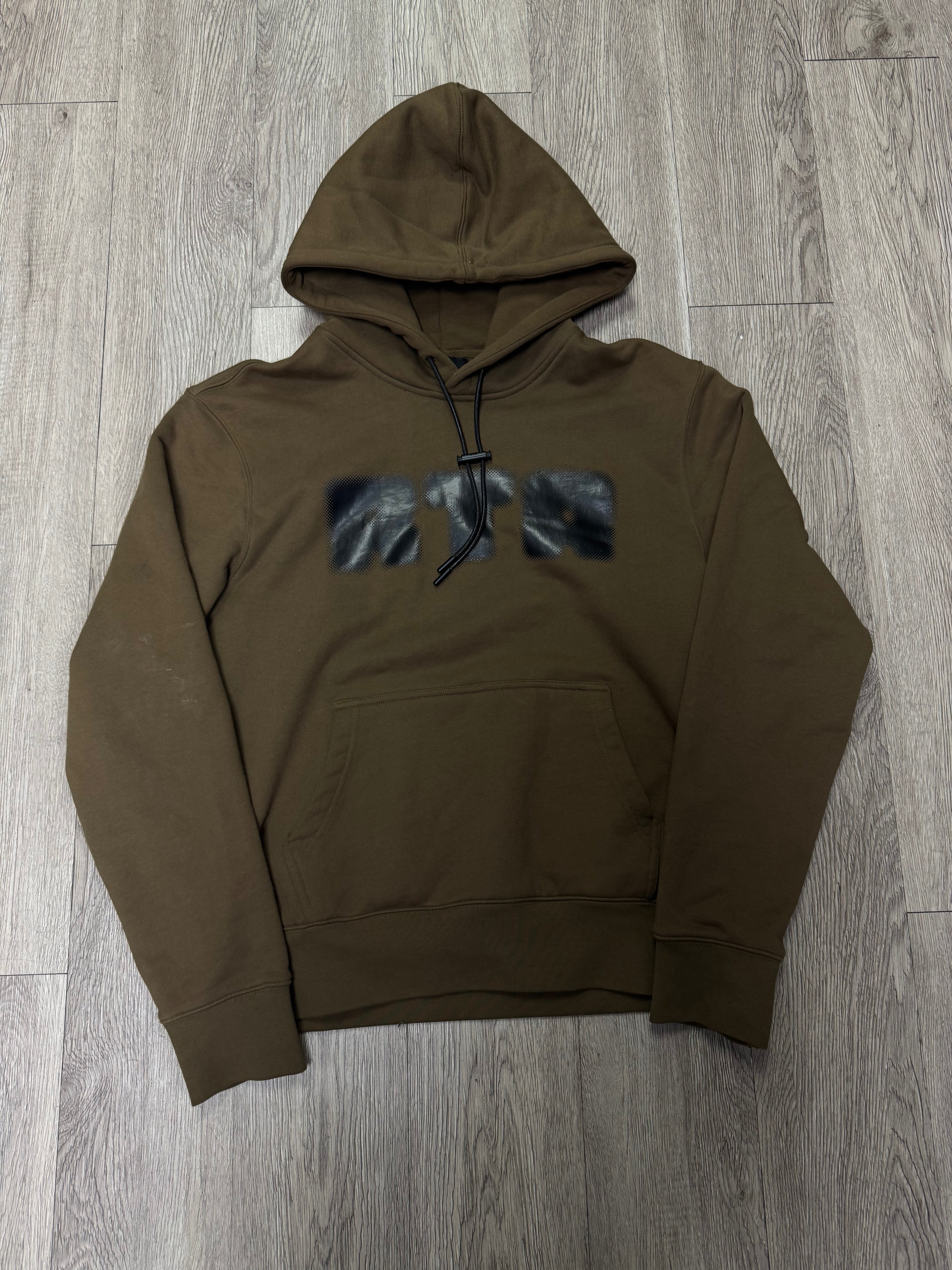 RTA Deep Olive Black Hoodie