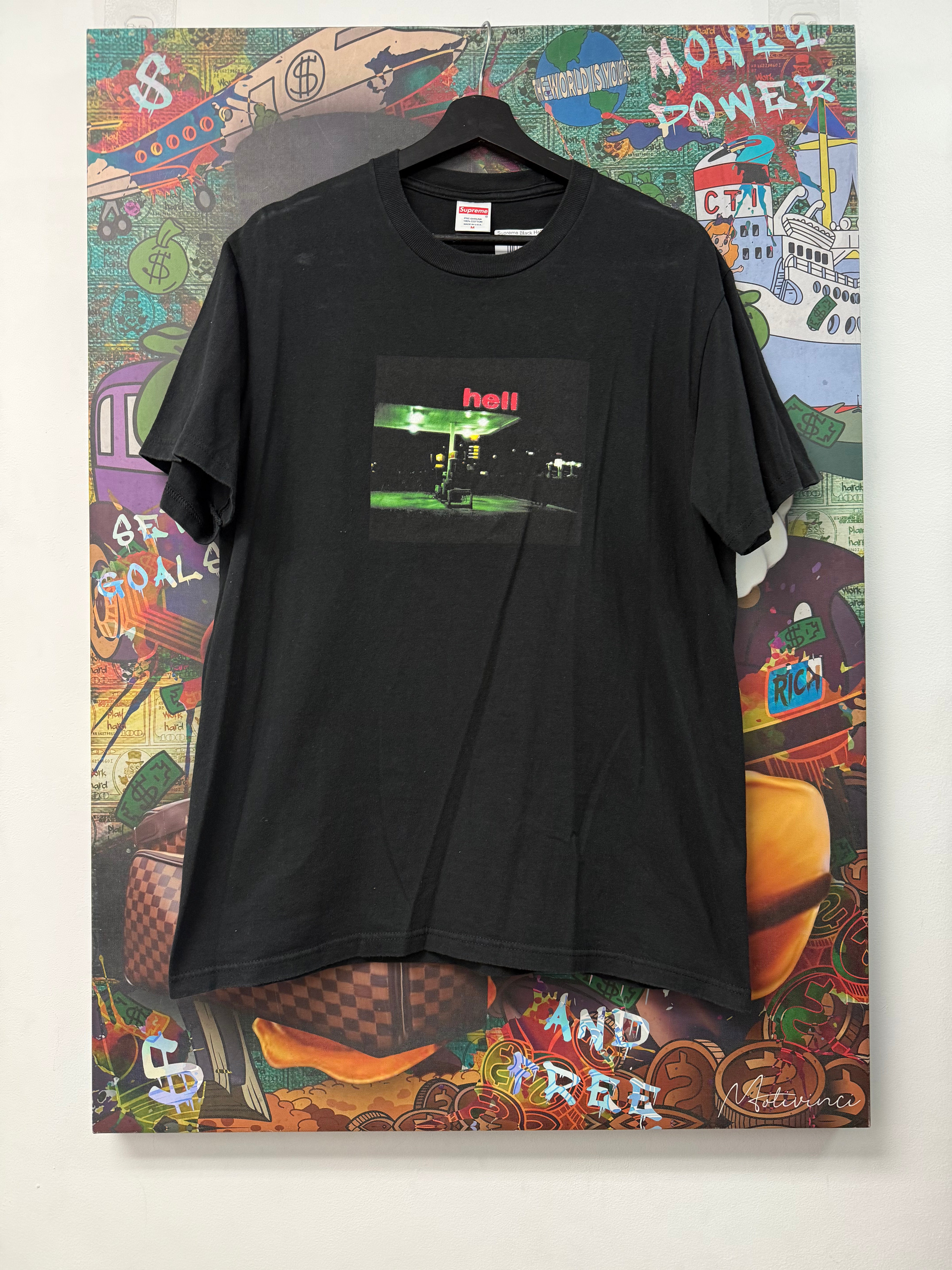 Supreme Black Hell Tee