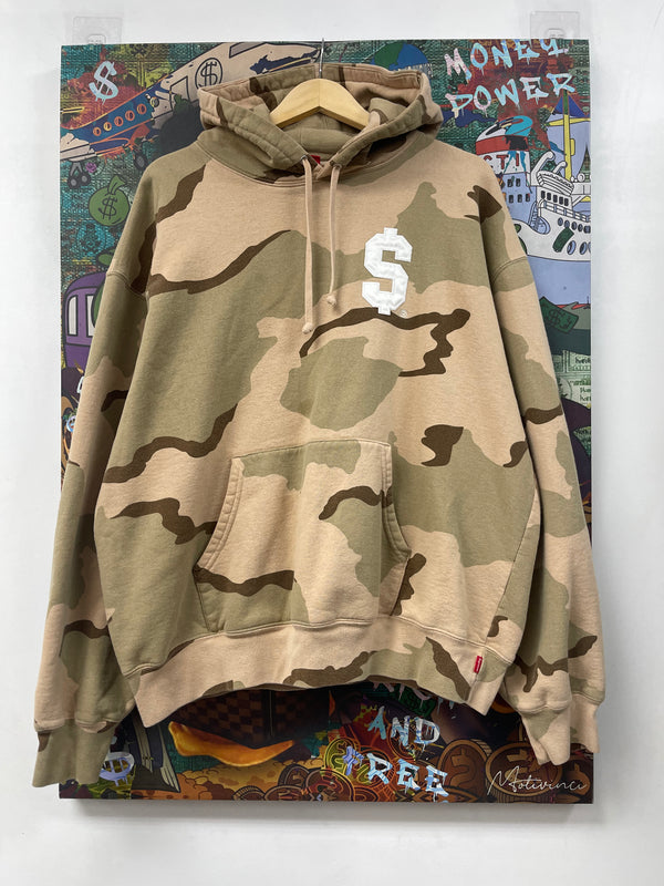 Supreme Desert Camo Money S Logo Hoodie