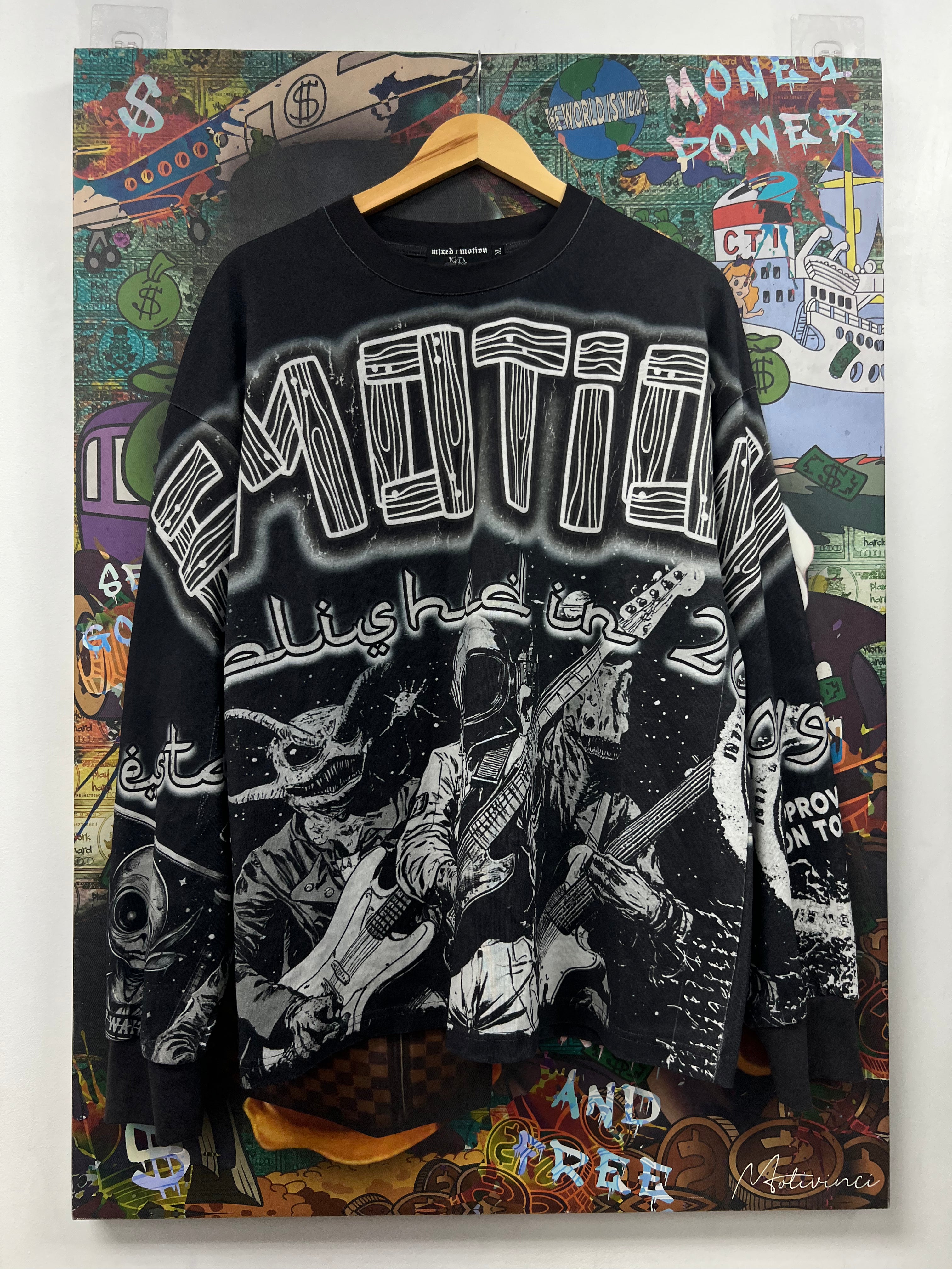 Mixed Emotions Black Astronaught Long Sleeve
