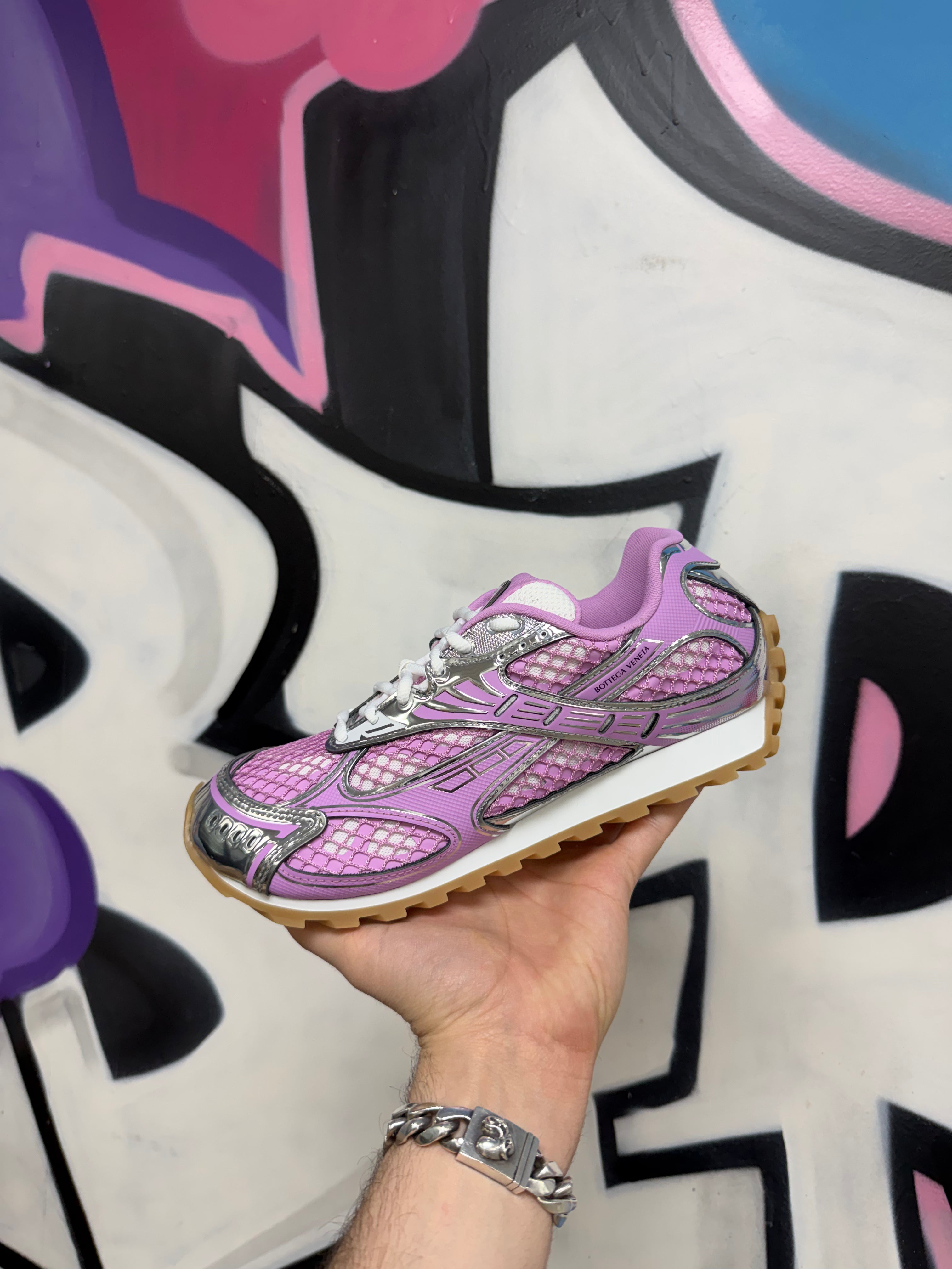 Bottega Veneta Pink Orbit Sneakers