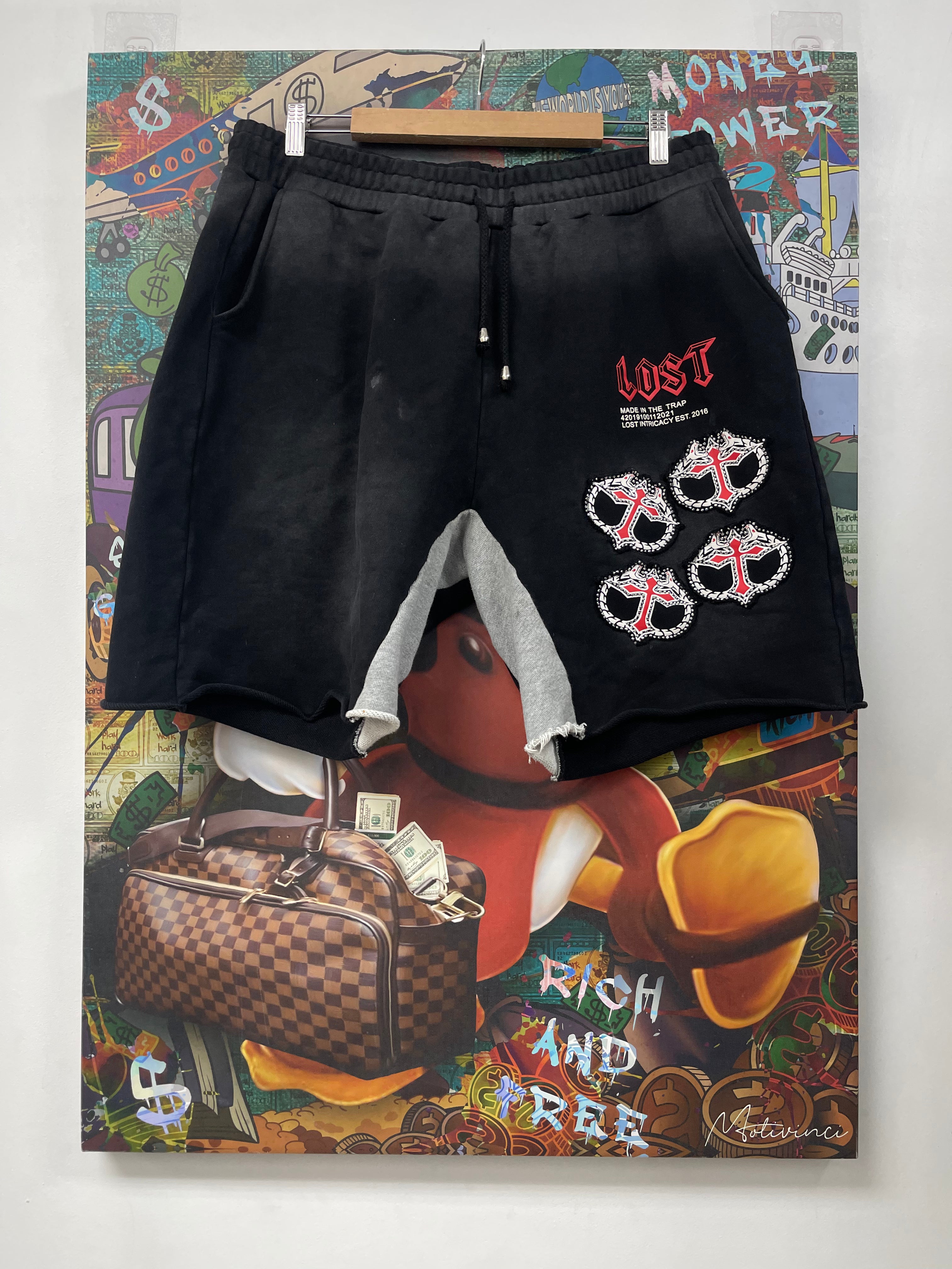 Lost Intricacy Red MITT Shorts