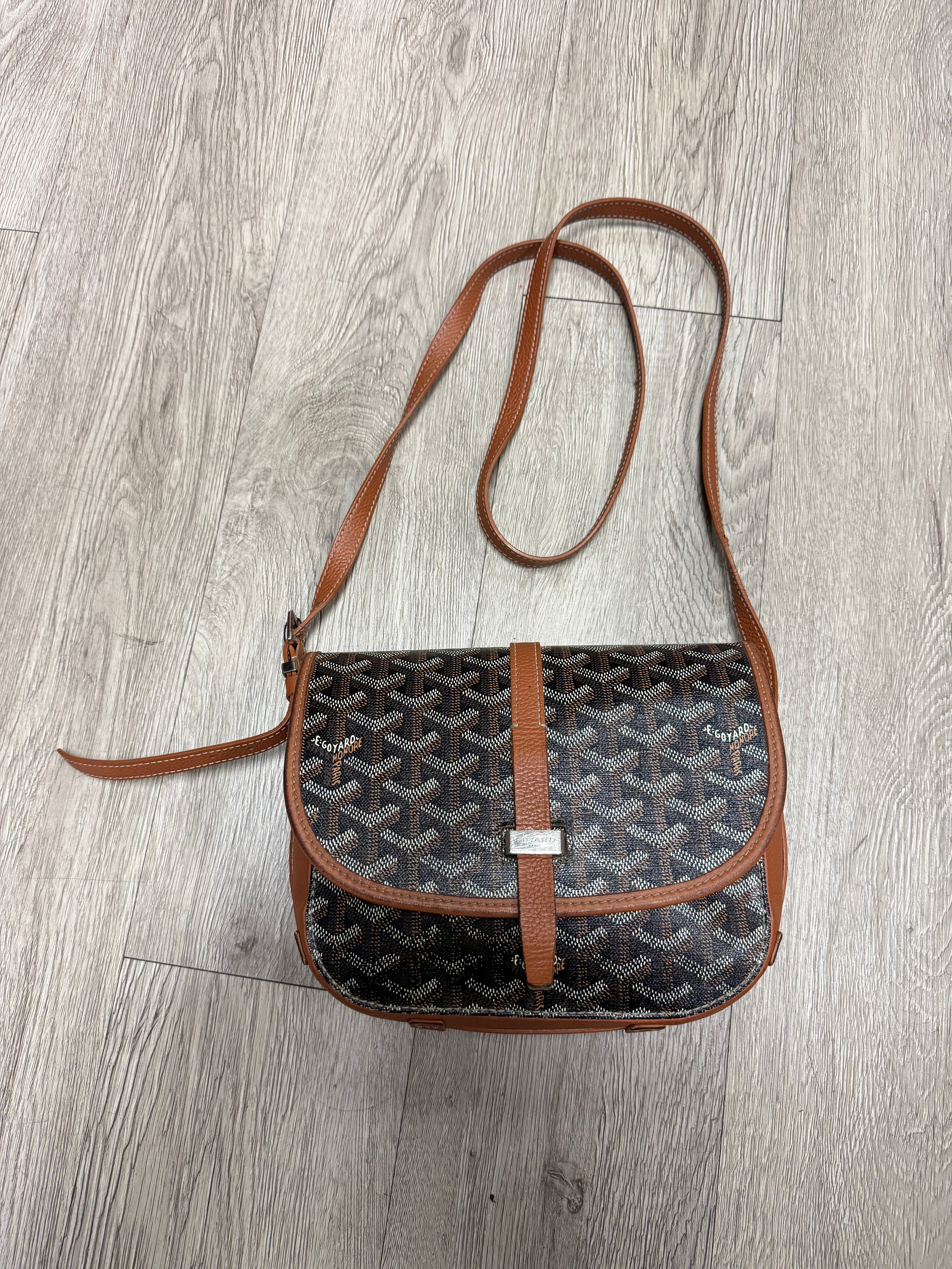Goyard Brown Belvedere Bag