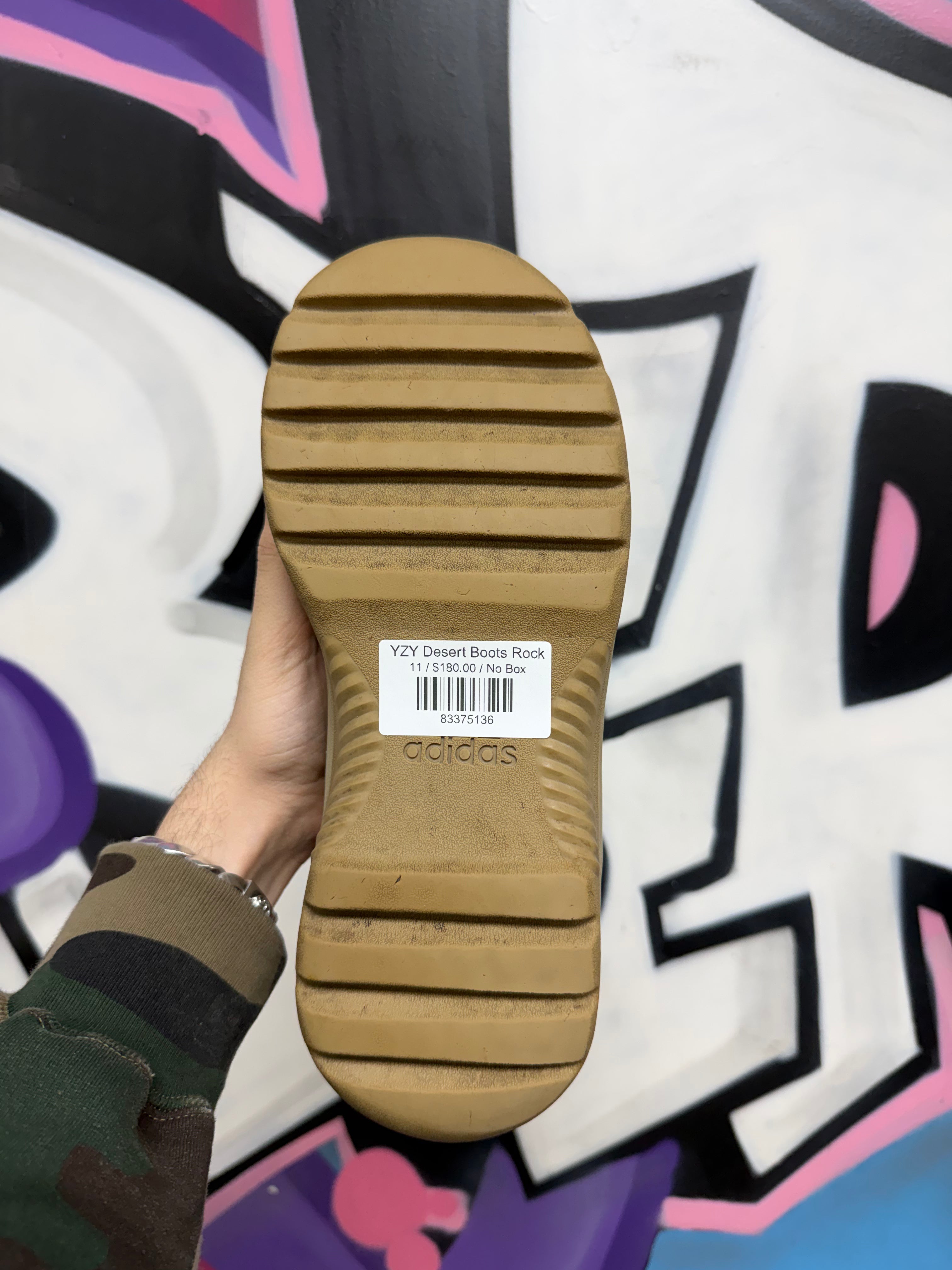 YZY Desert Boots Rock