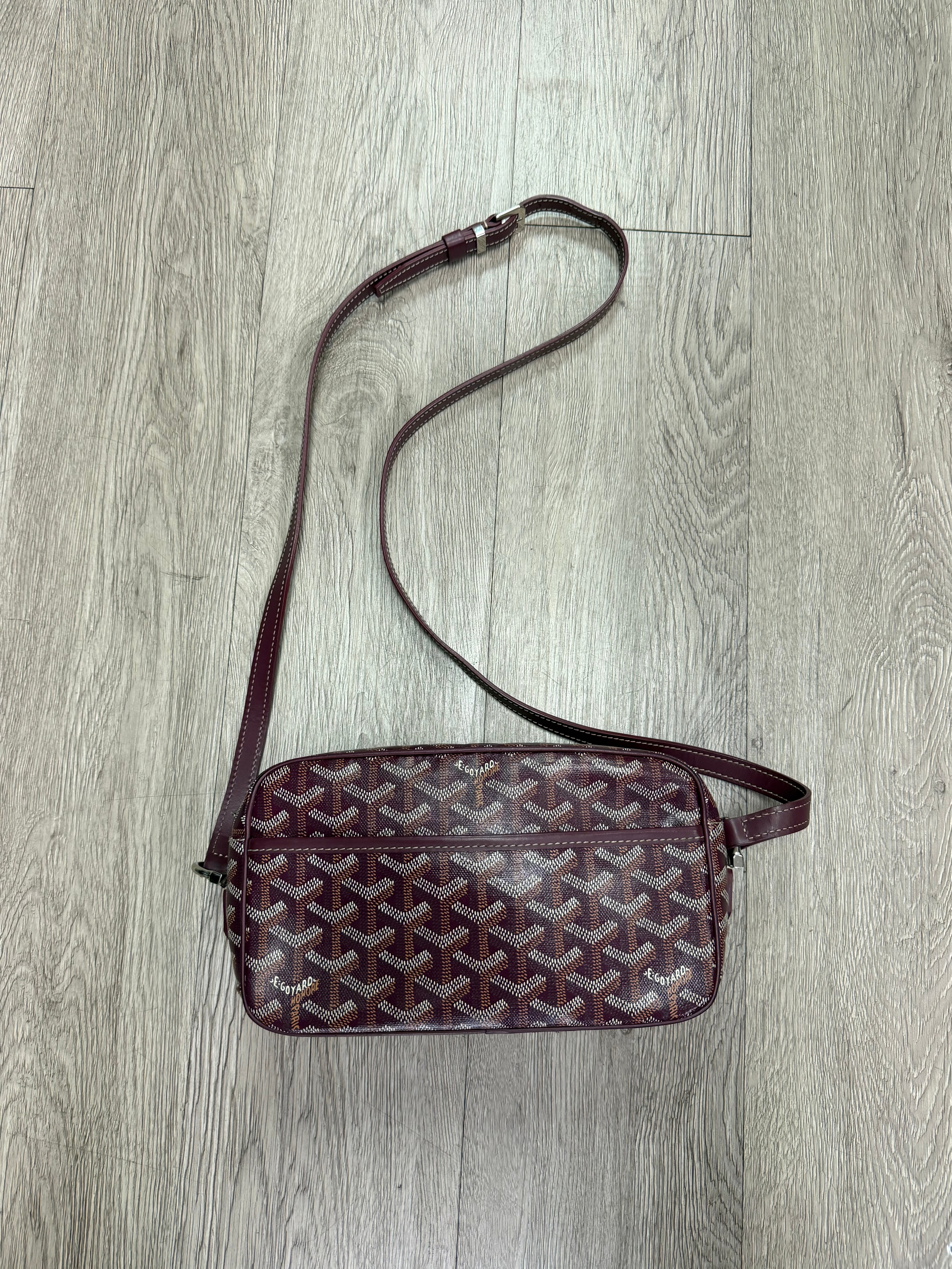 Goyard Burgundy Cap Vert Bag
