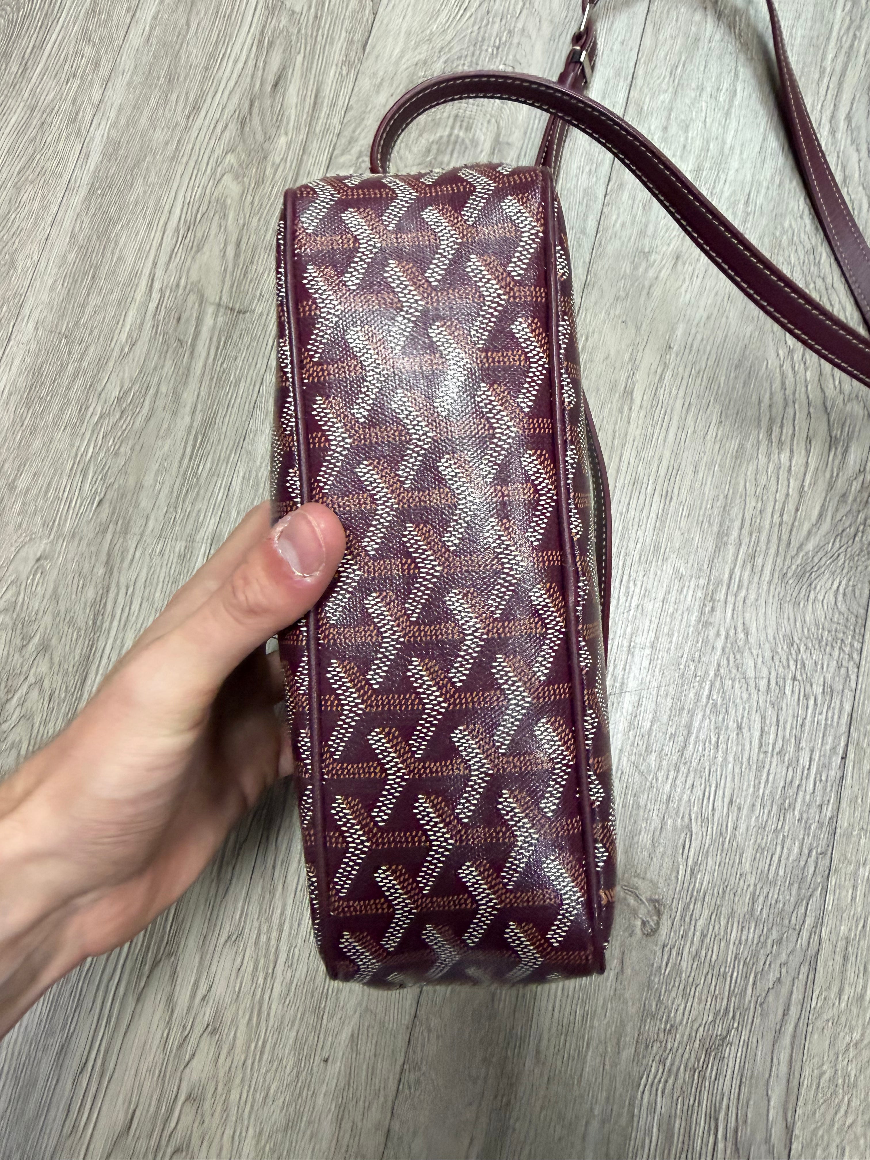 Goyard Burgundy Cap Vert Bag