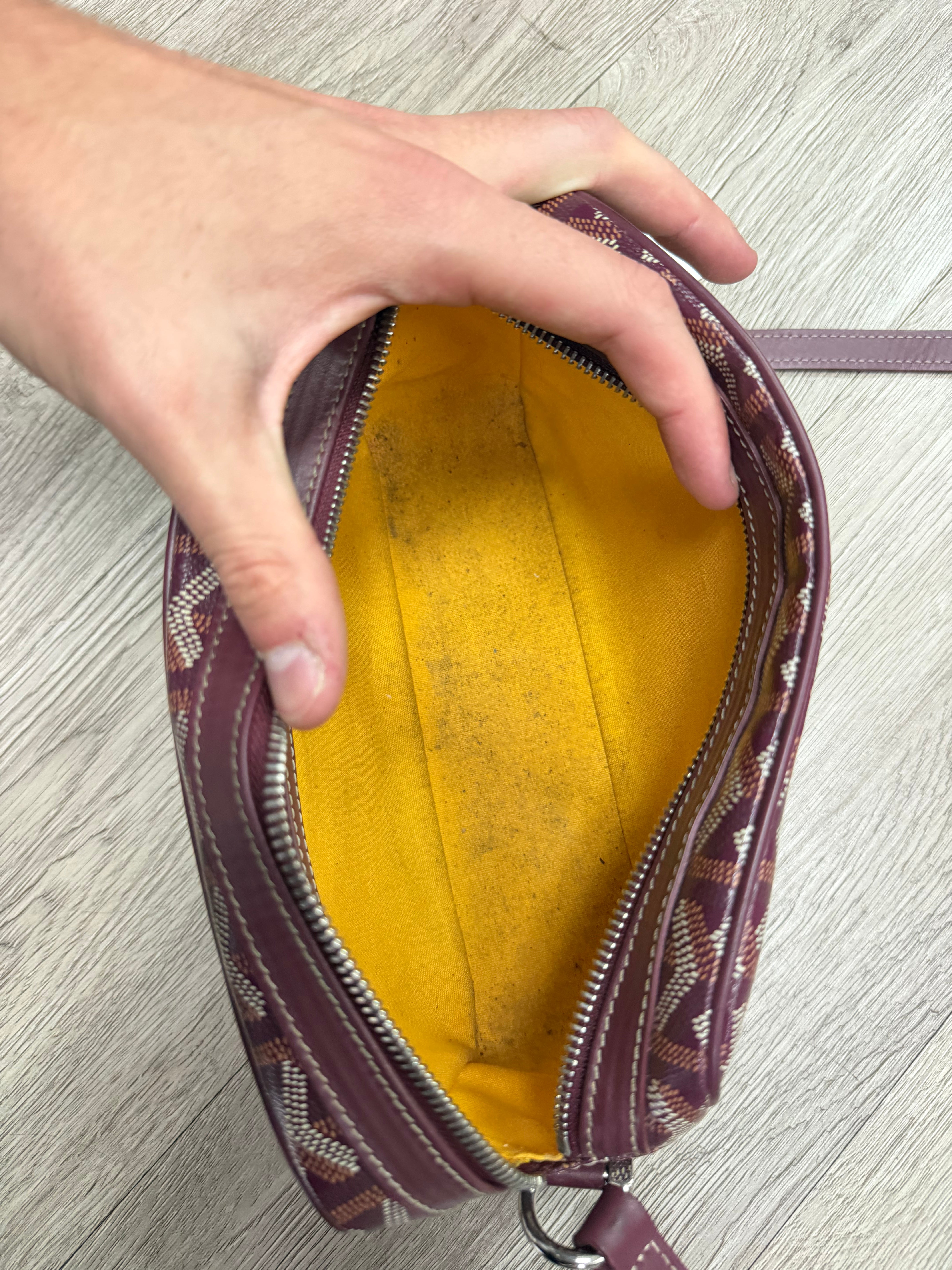 Goyard Burgundy Cap Vert Bag