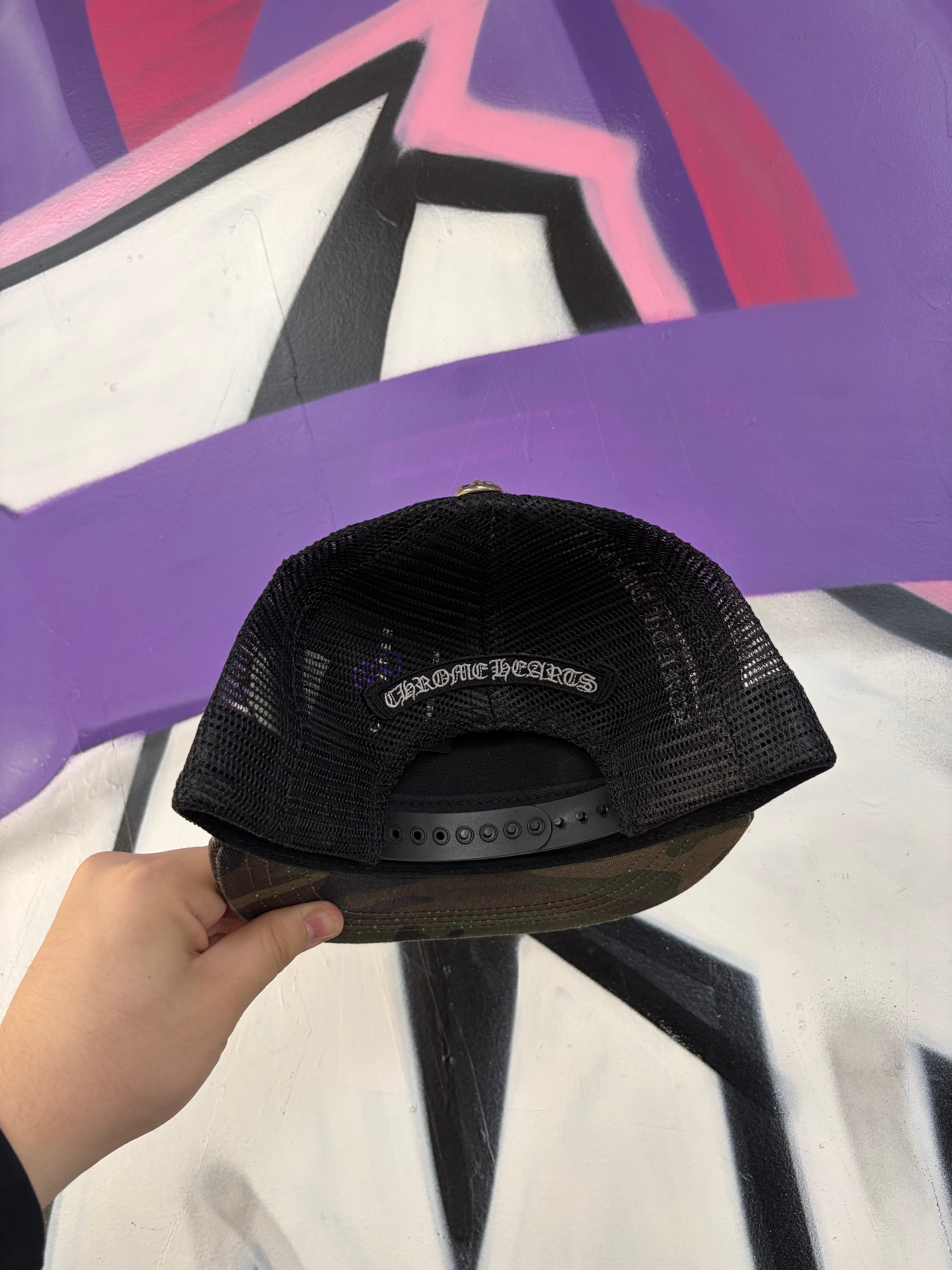Chrome  Hearts Camo King Taco Hat