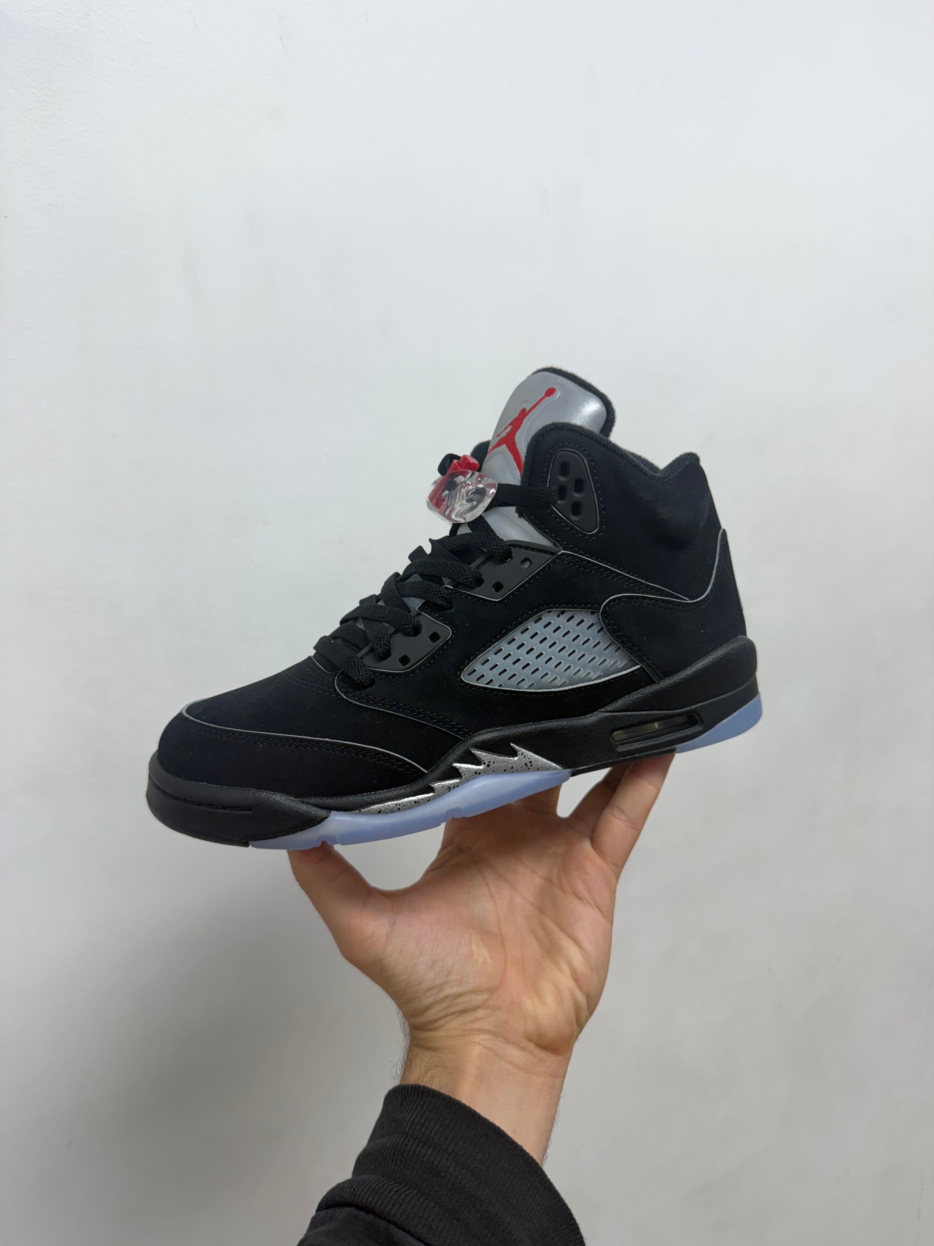 Jordan 5 Black Metallic Sneakers