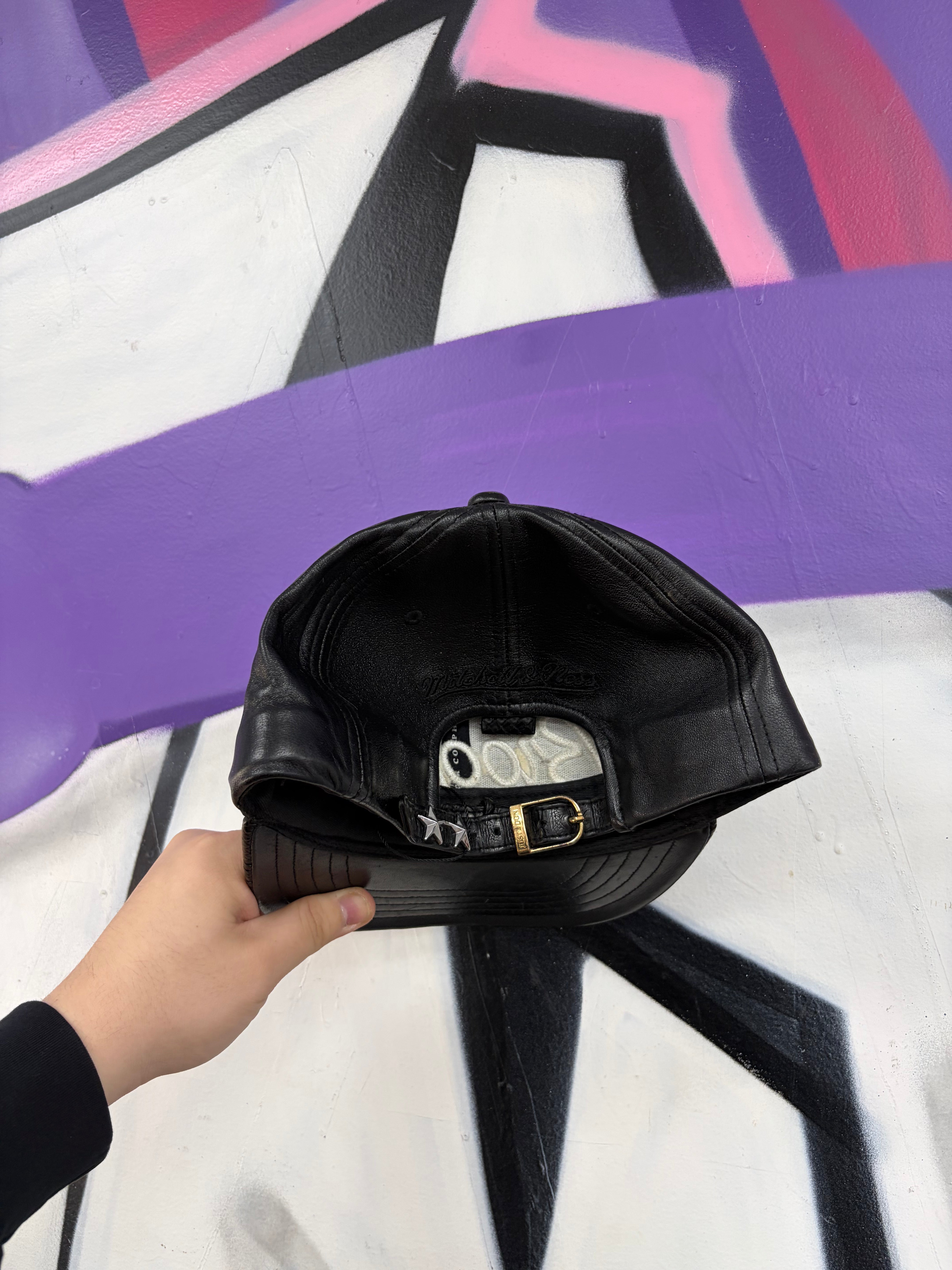 Just Don Full Leather Brooklyn Nets Hat