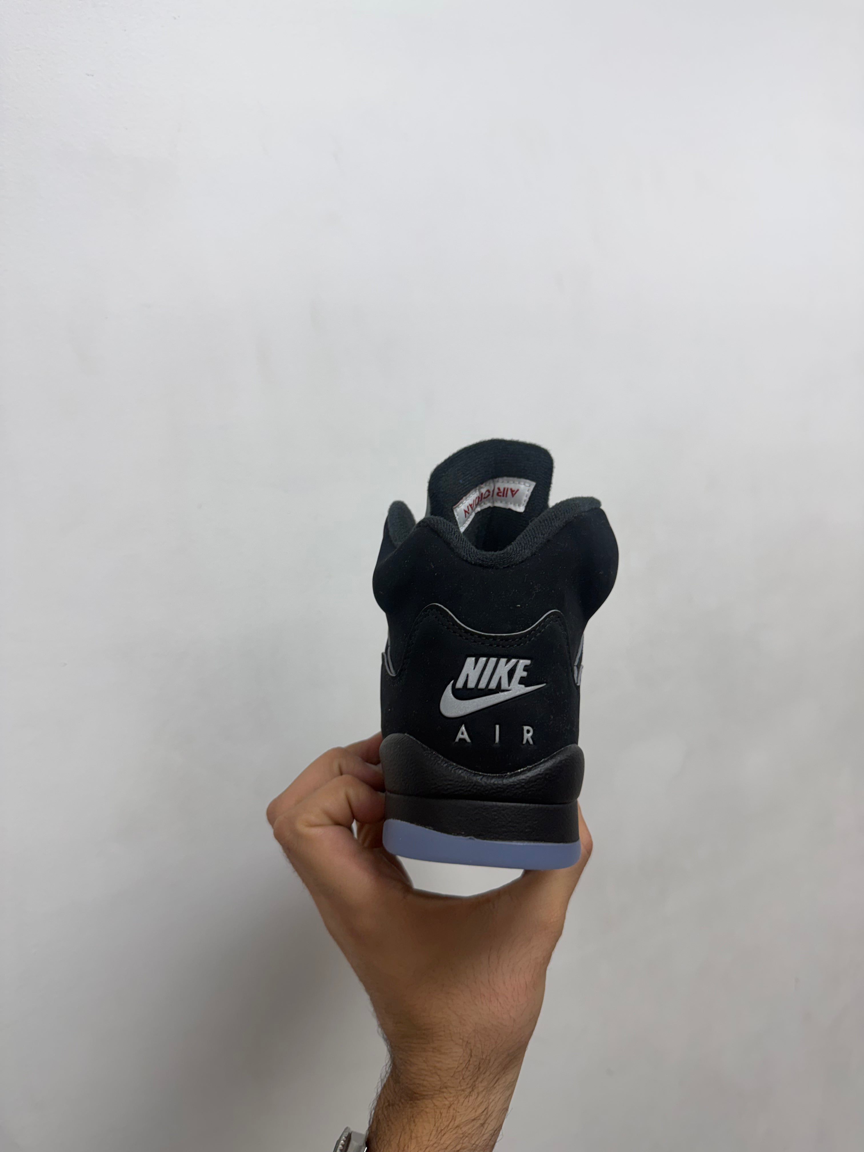 Jordan 5 Black Metallic Sneakers
