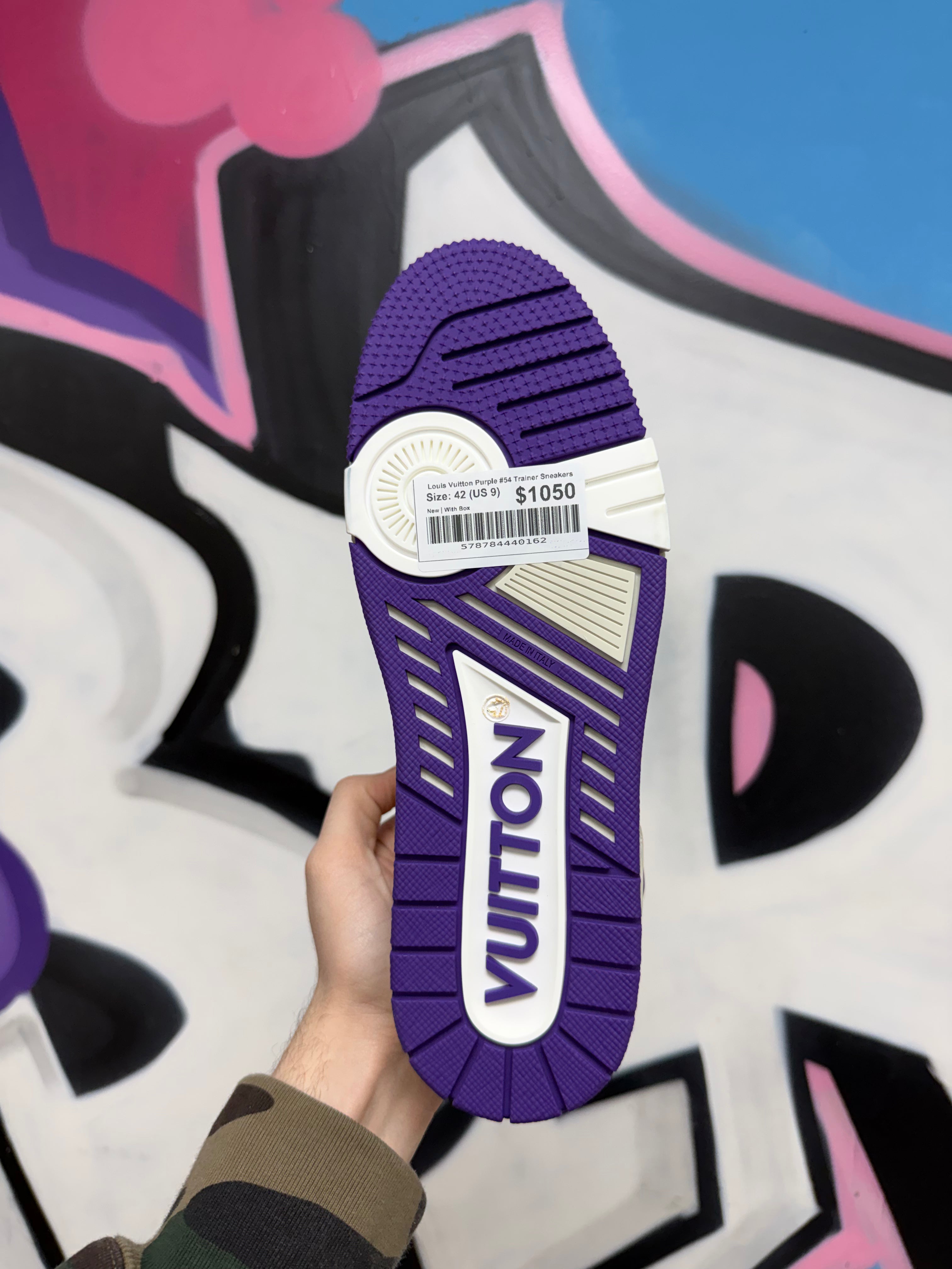 Louis Vuitton Purple #54 Trainer Sneakers