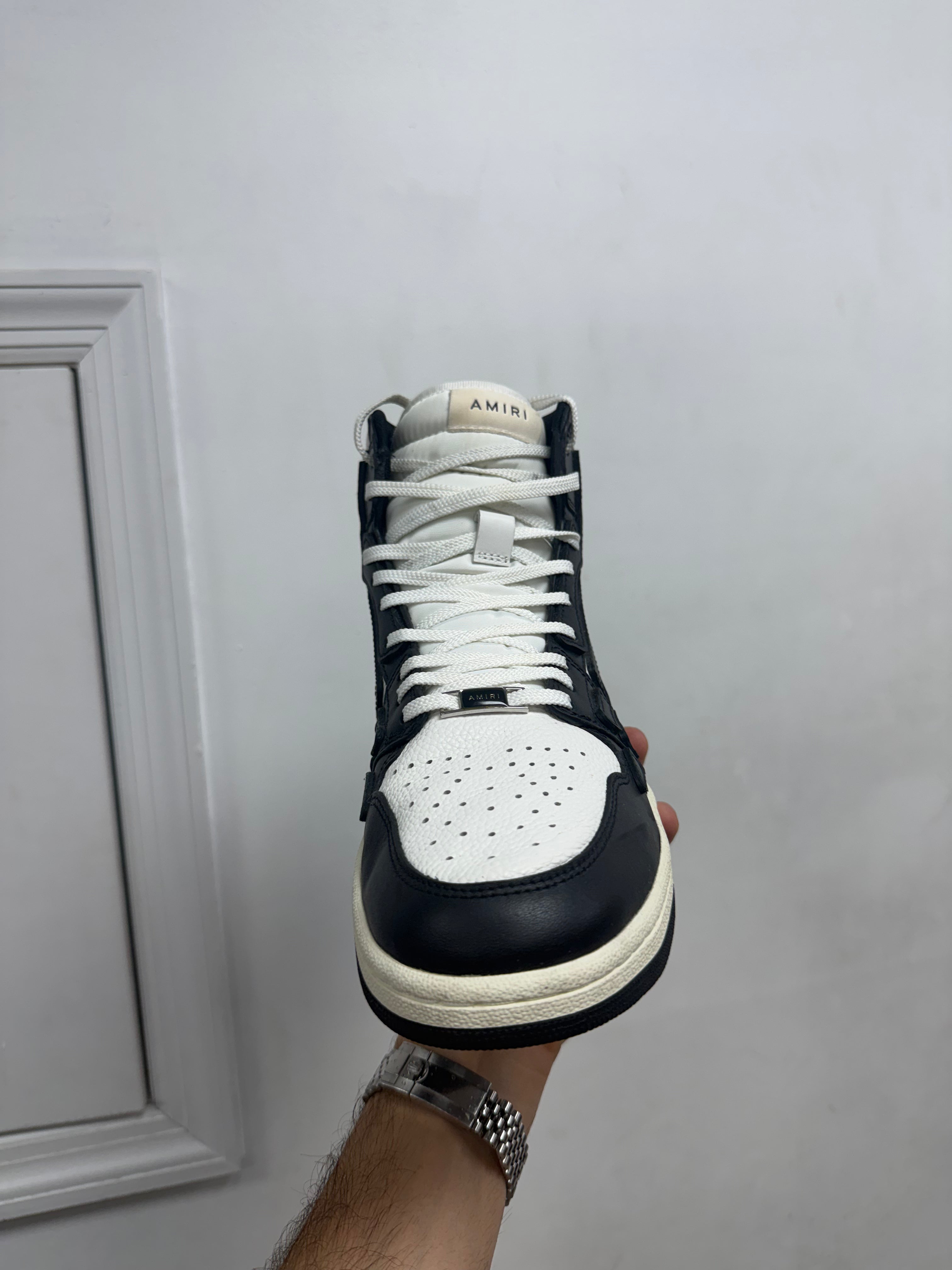 Amiri Black White Skel Sneakers