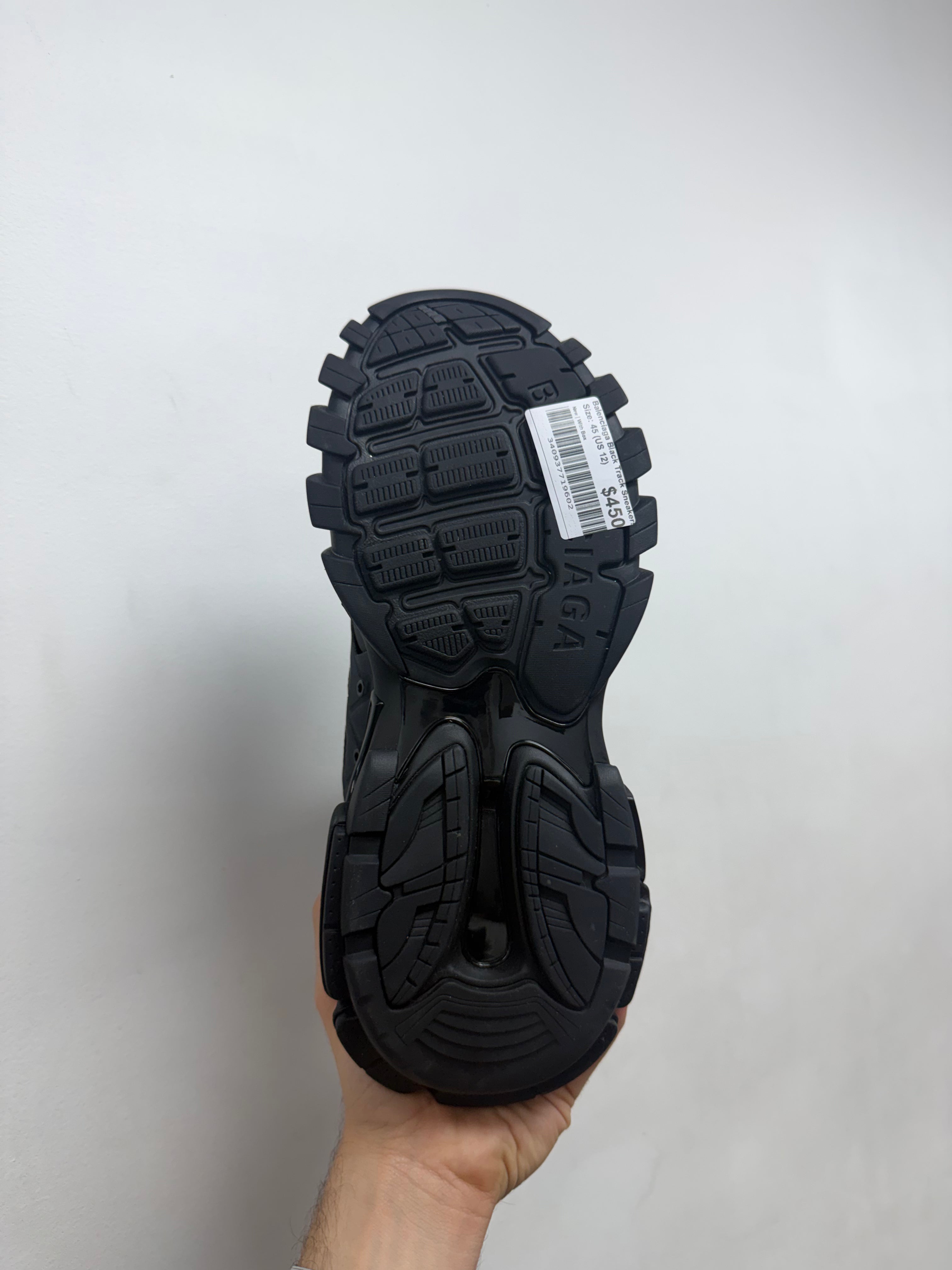 Balenciaga Black Track Sneakers
