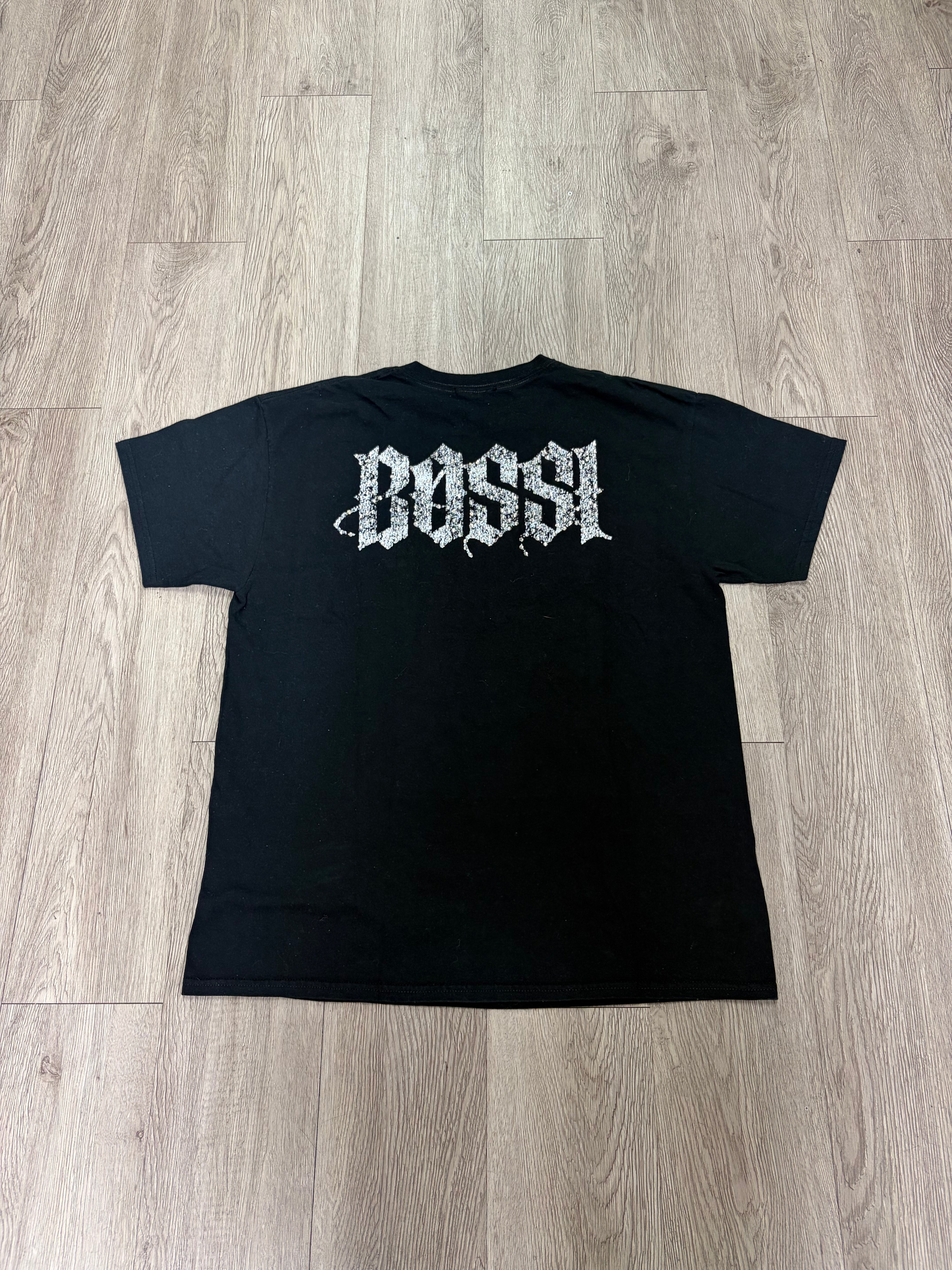 Bossi Red Skull Rhinestone Tee