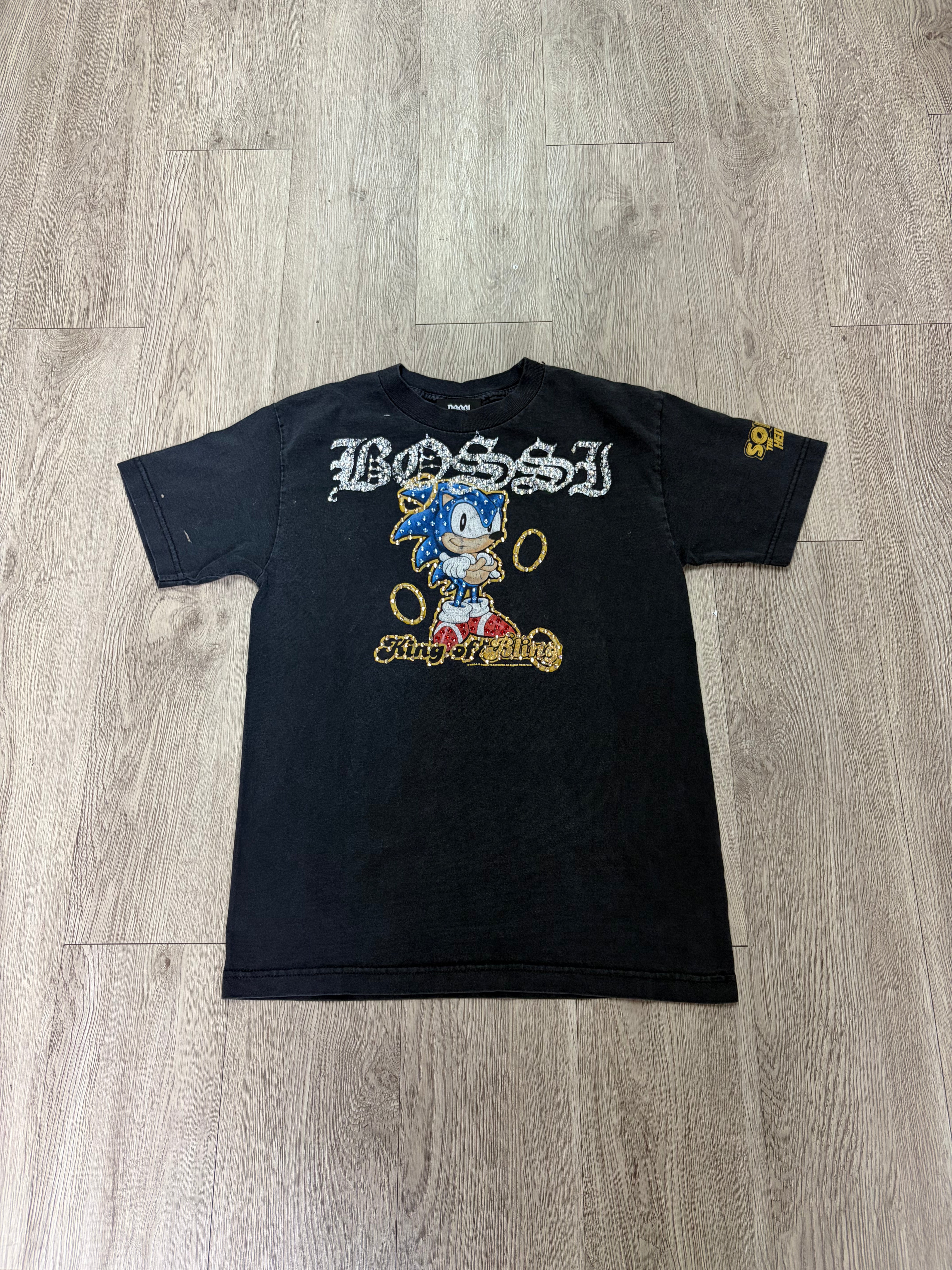 Bossi Sonic King Of Bling Rhinestone Tee