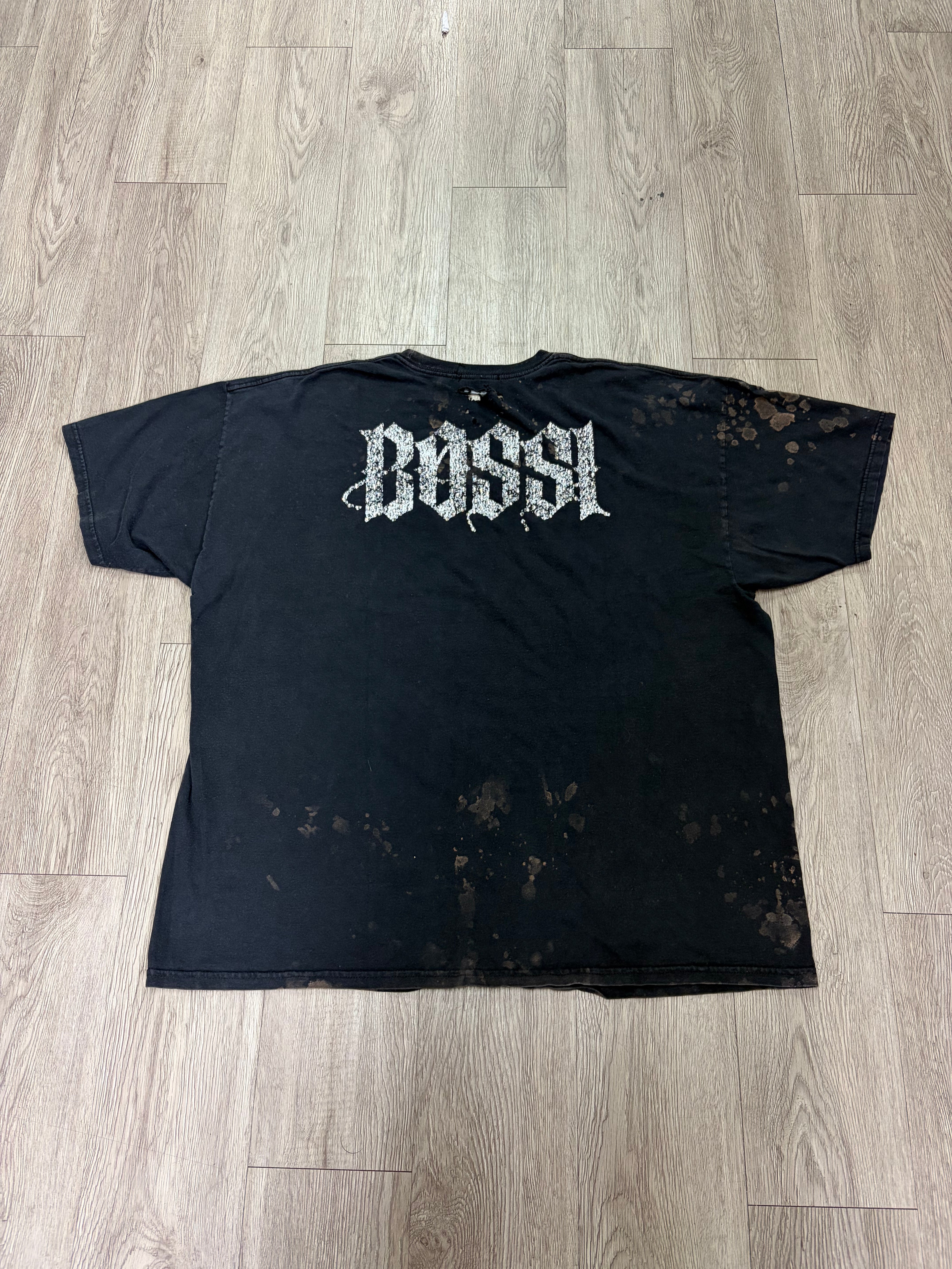 Bossi Misfits Distressed Rhinestone Tee