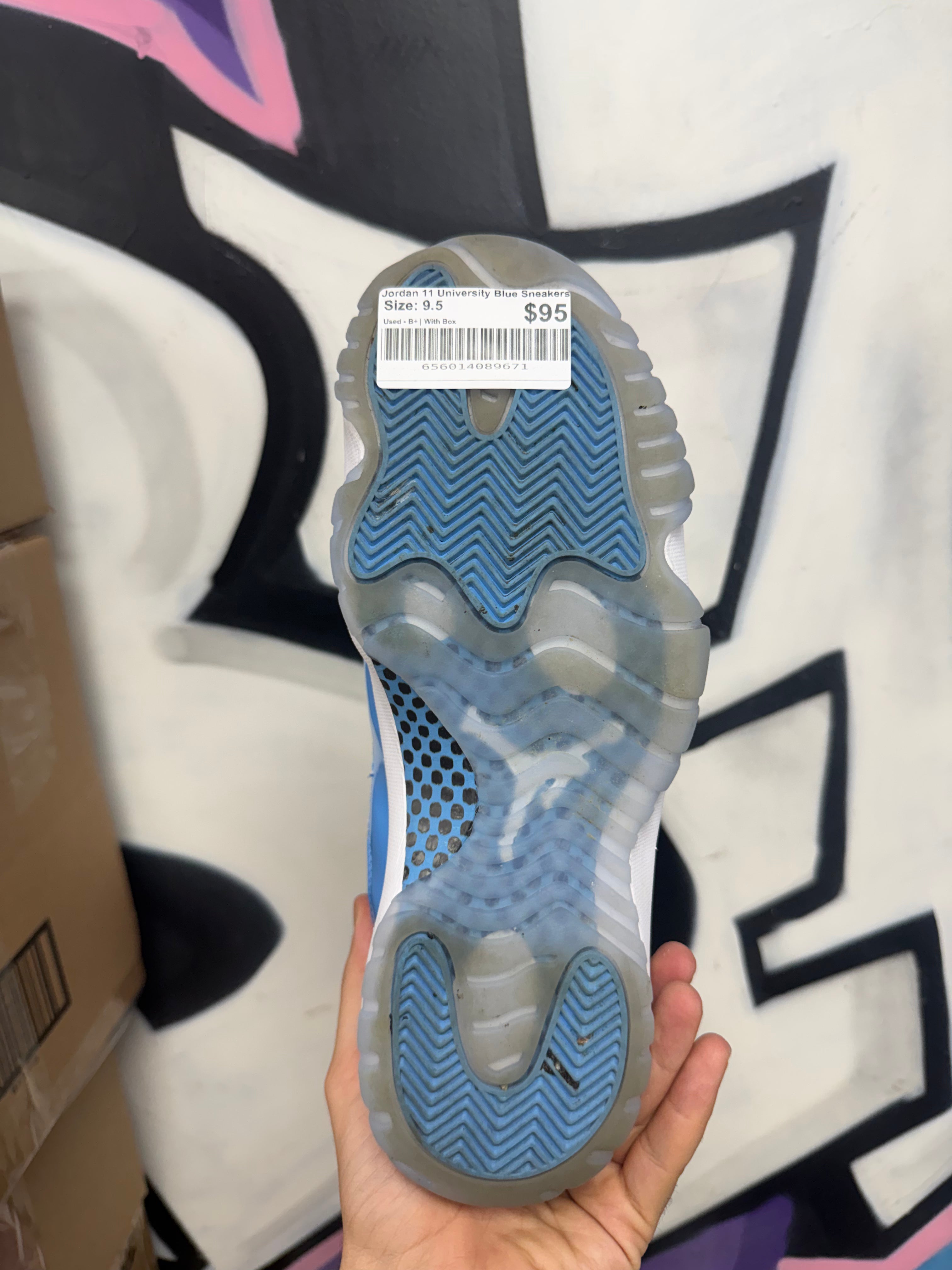 Jordan 11 University Blue Sneakers