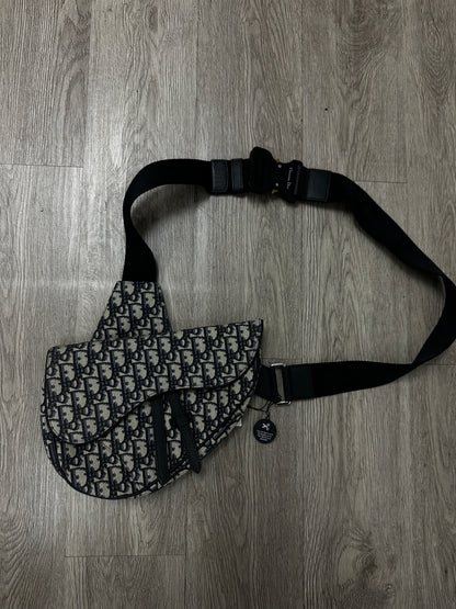 Dior Monogram Saddle Bag  Used