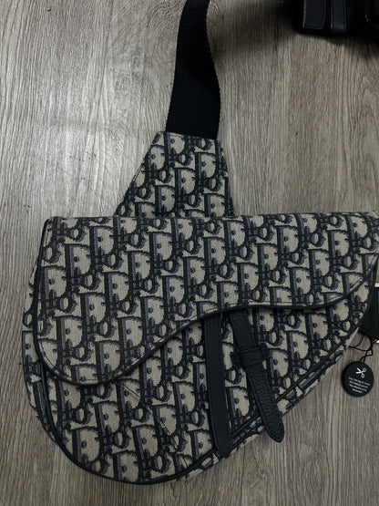 Dior Monogram Saddle Bag  Used