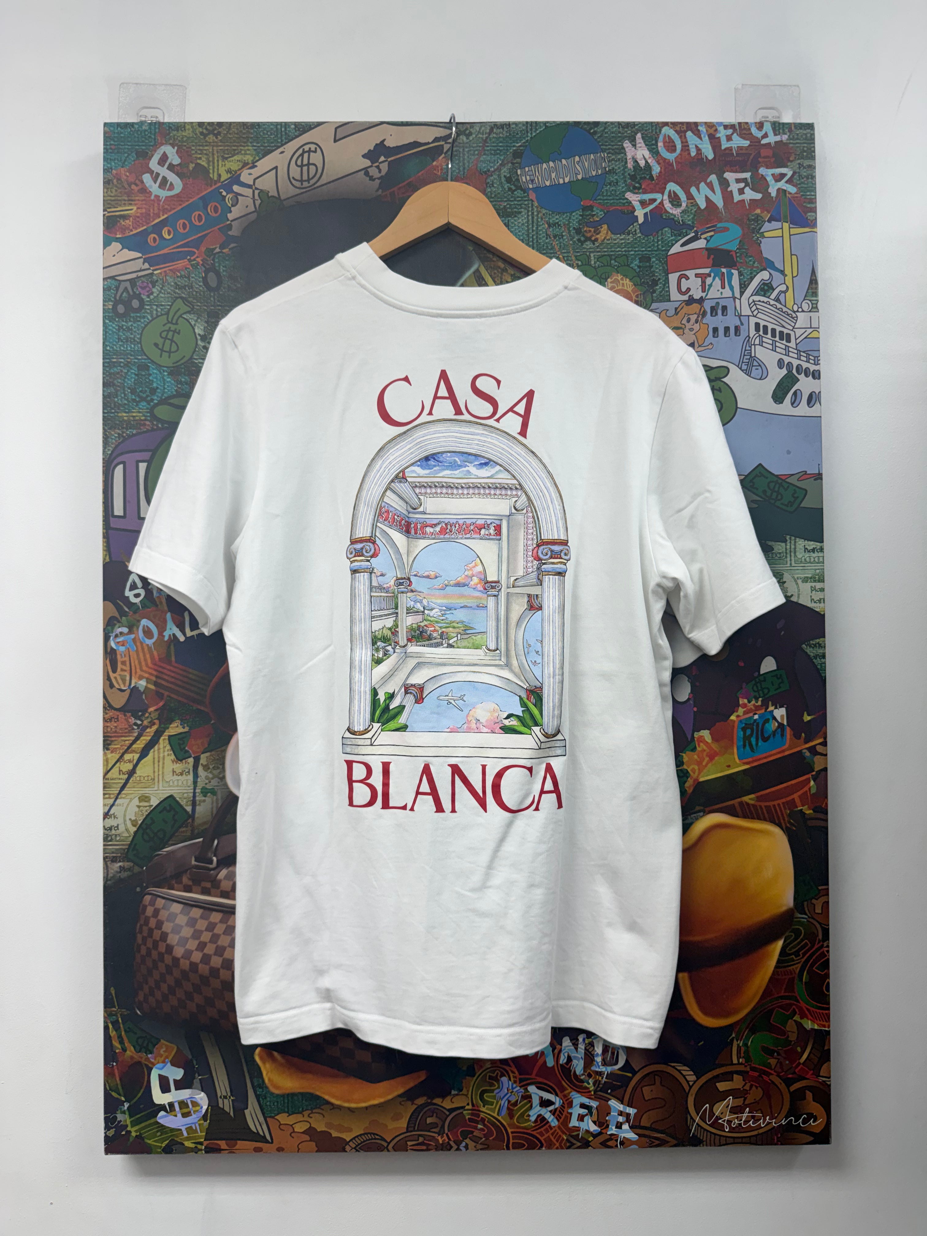 Casablanca White Red Casa Tee