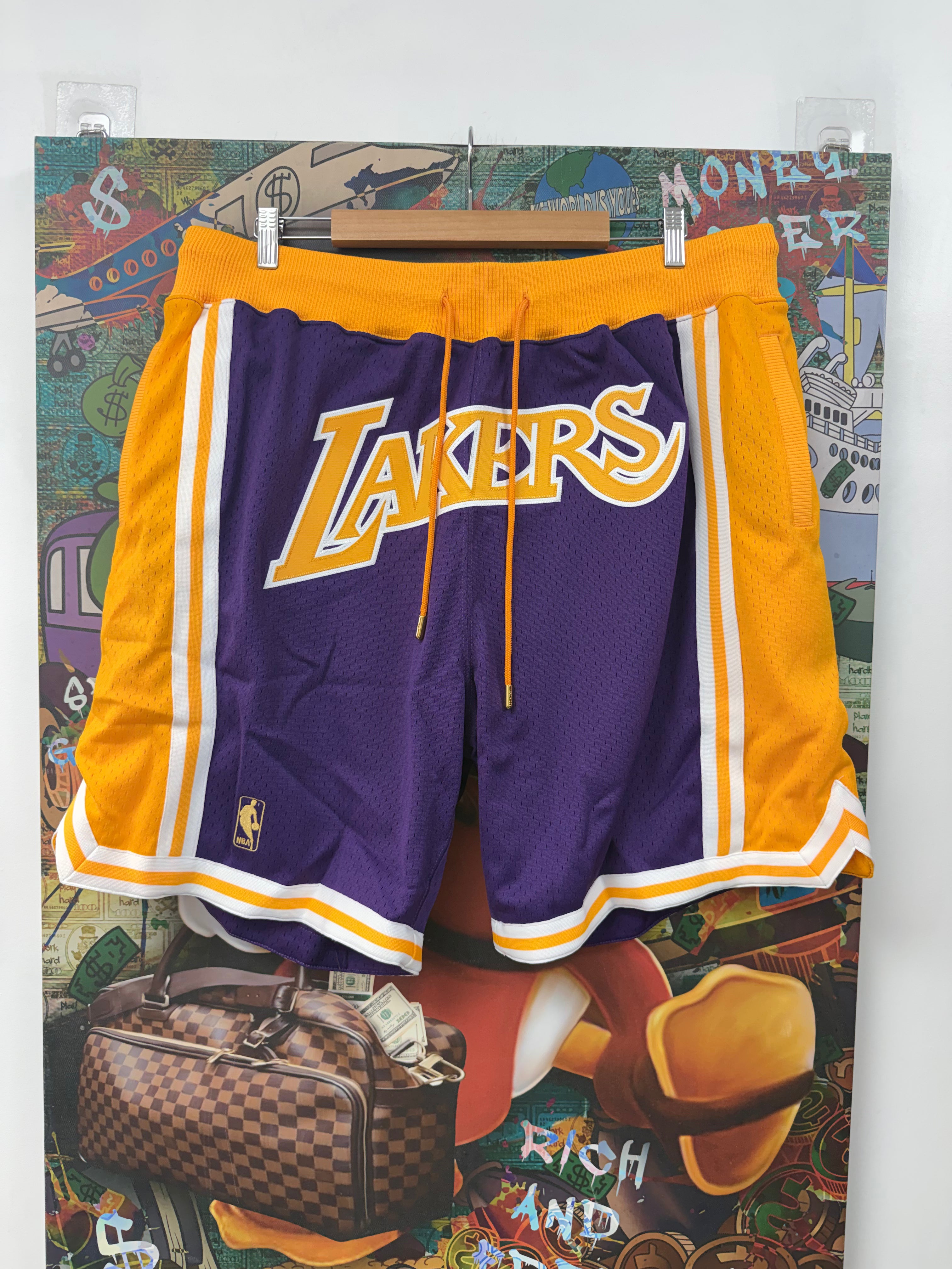 Just Don Mitchell n Ness Los Angeles Lakers Shorts