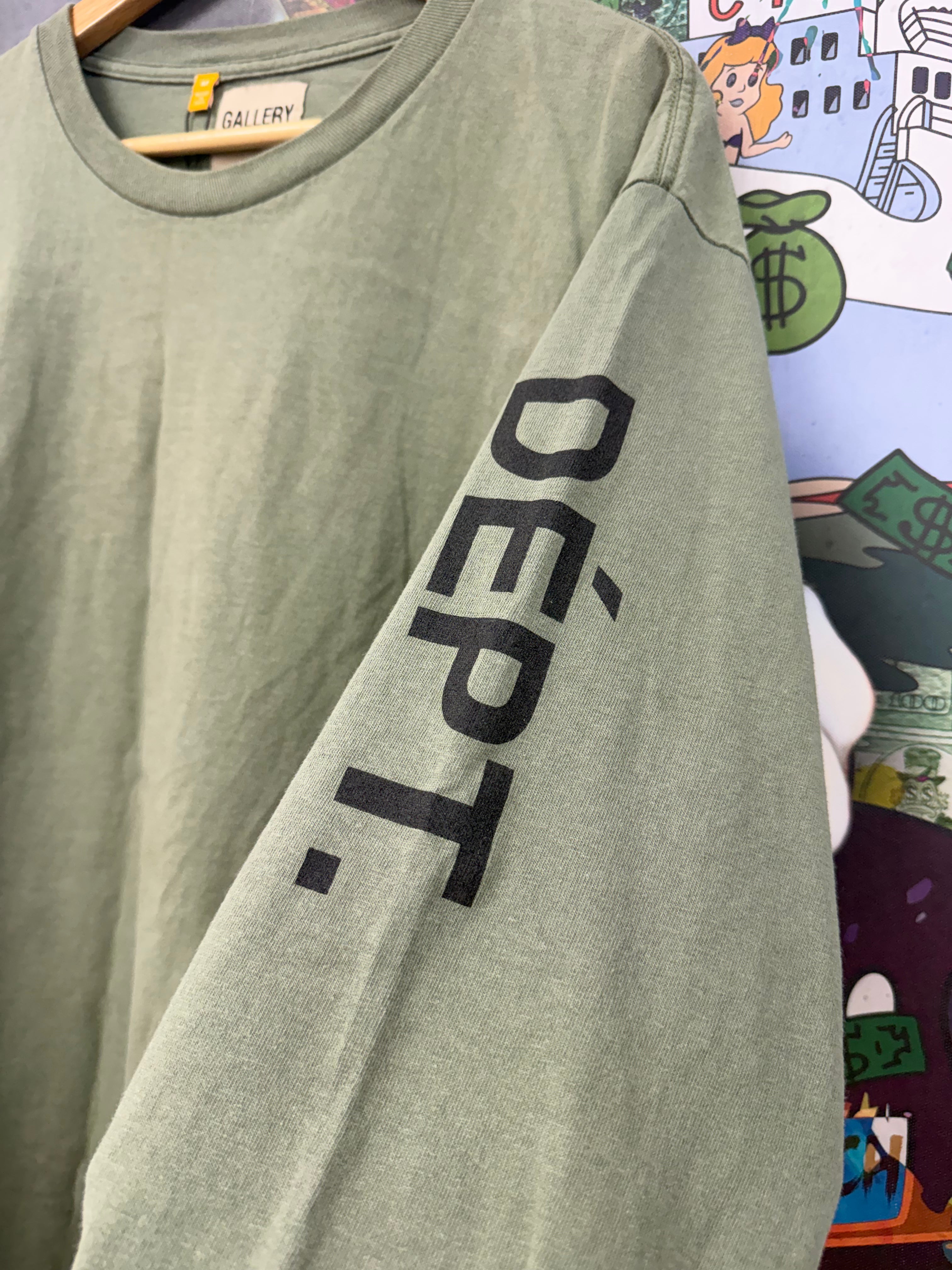 Gallery Dept Olive Black Souvenir Long Sleeve