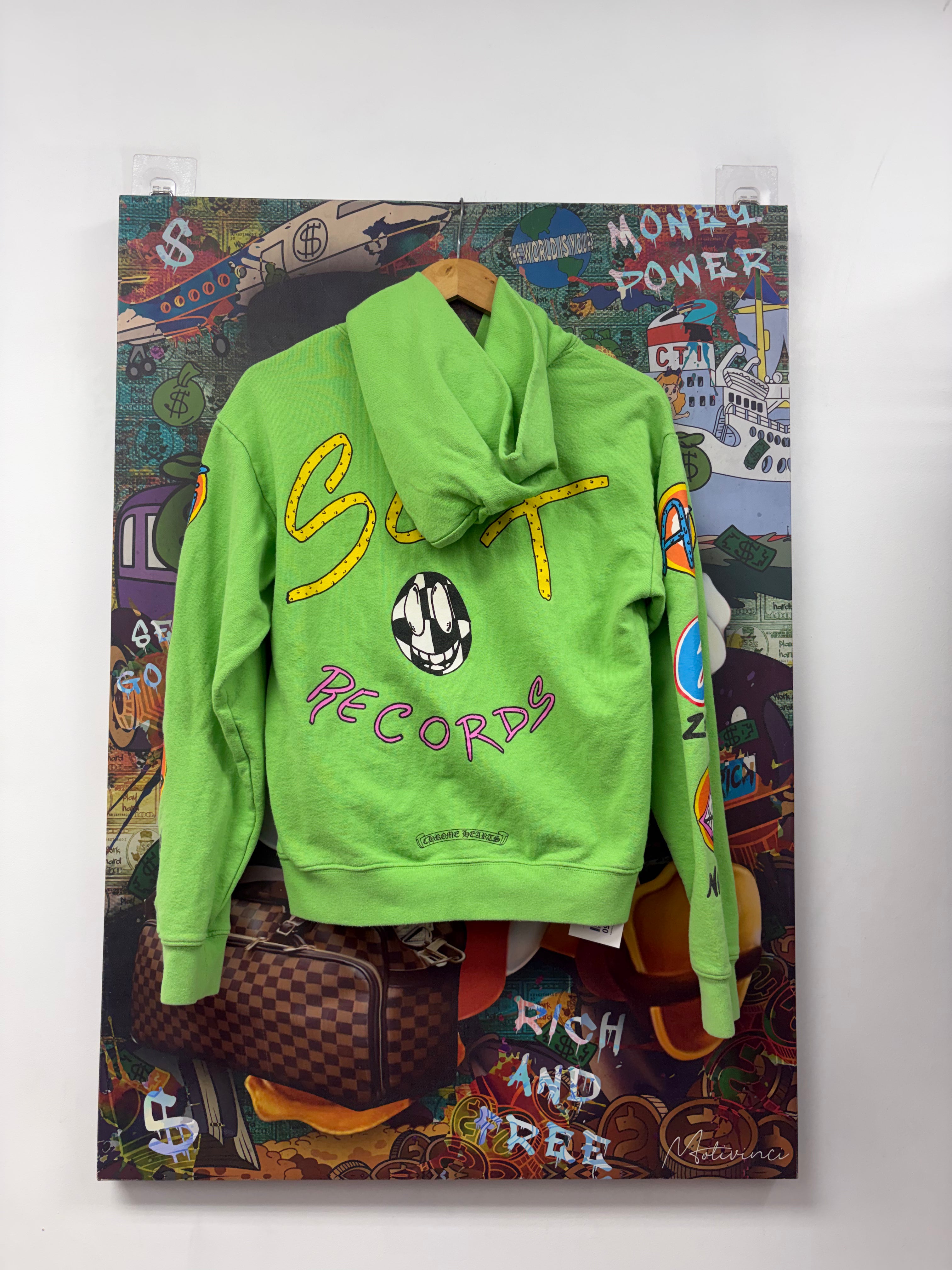 Chrome Hearts Matty Boy Lime Sex Records Hoodie